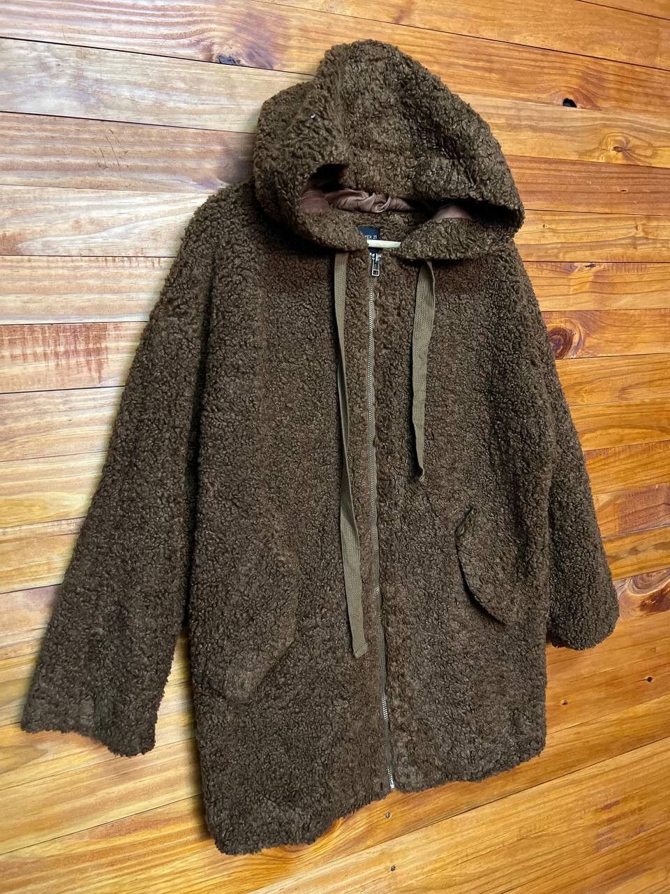 Forever 21 FOREVER 21 HEAVY FLEECE HOODIE Size US S / EU 44-46 / 1 - 2 Thumbnail