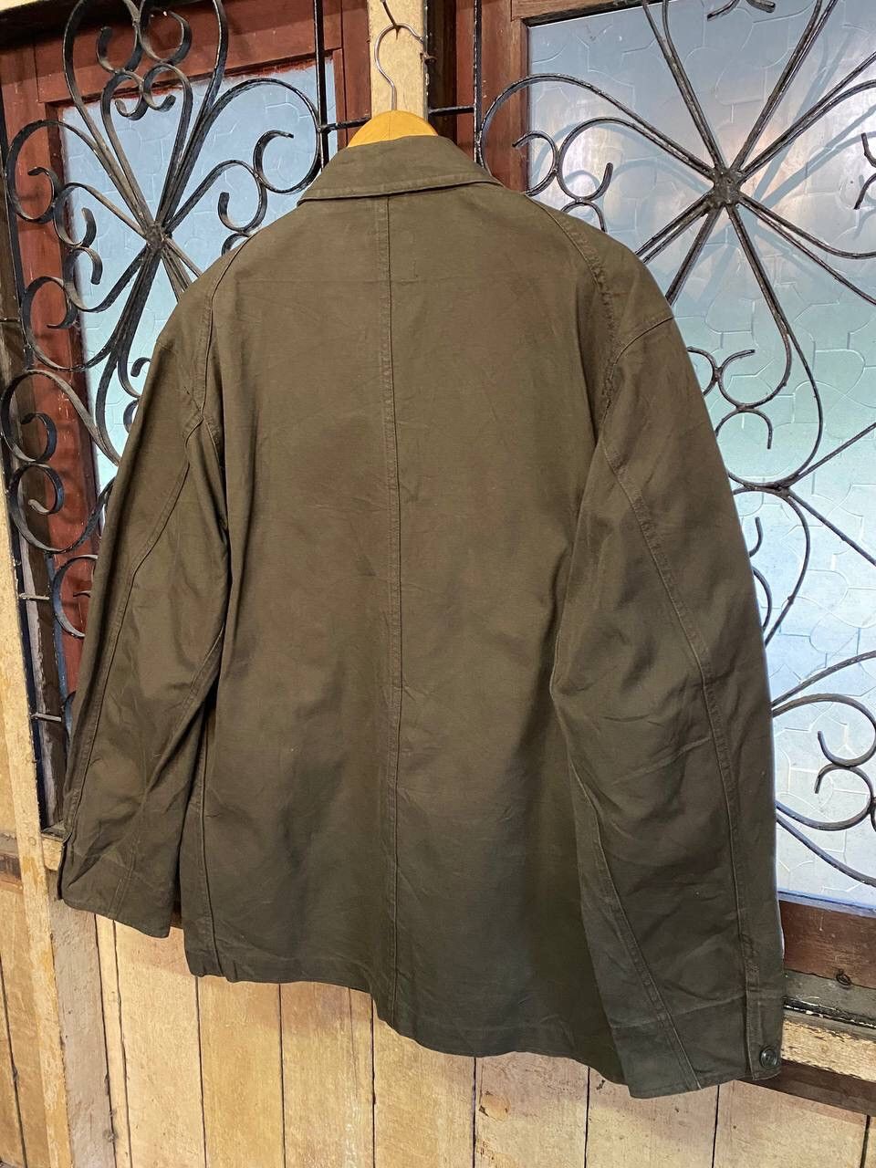 Japanese Brand Uniqlo Denim Workwear Jacket Size US L / EU 52-54 / 3 - 9 Thumbnail