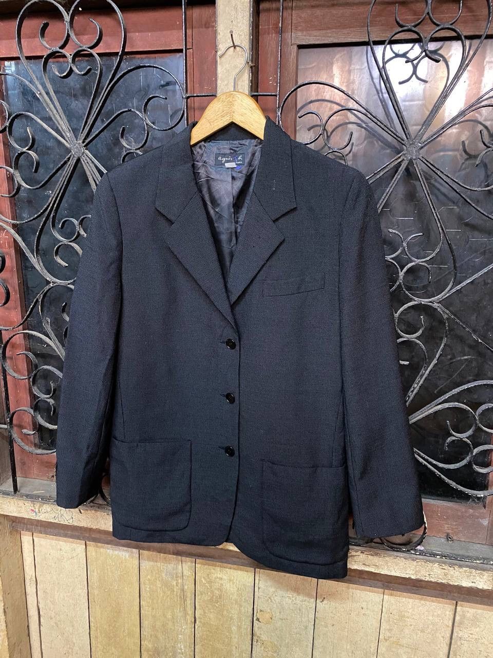 agnes b. Vintage Agnes B Suit Blazer Made In Japan Size US M / EU 48-50 / 2 - 2 Thumbnail