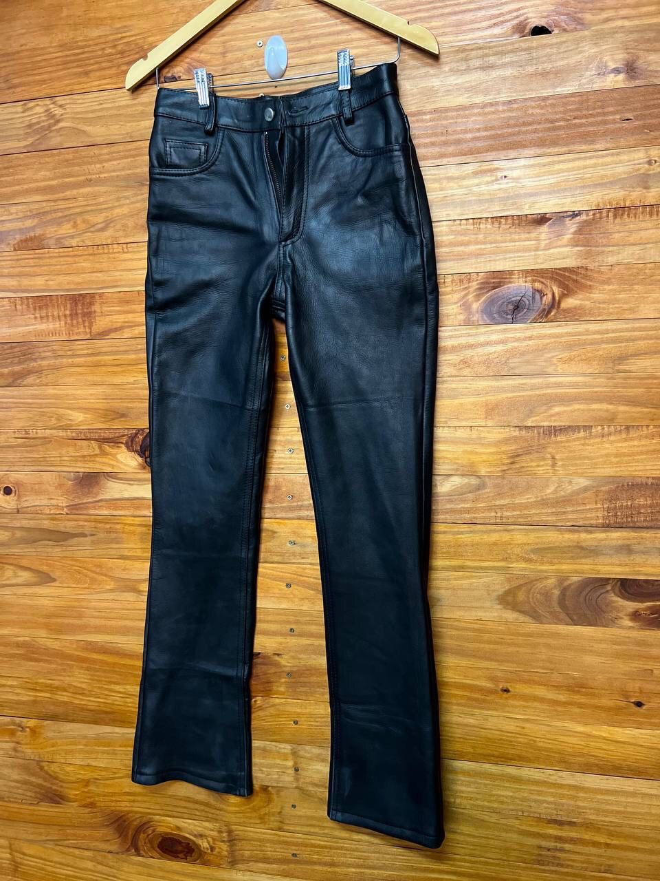Genuine Leather 🔥BEST OFFER🔥LEATHER PANTS SIZE 27 Size US 27 - 3 Thumbnail