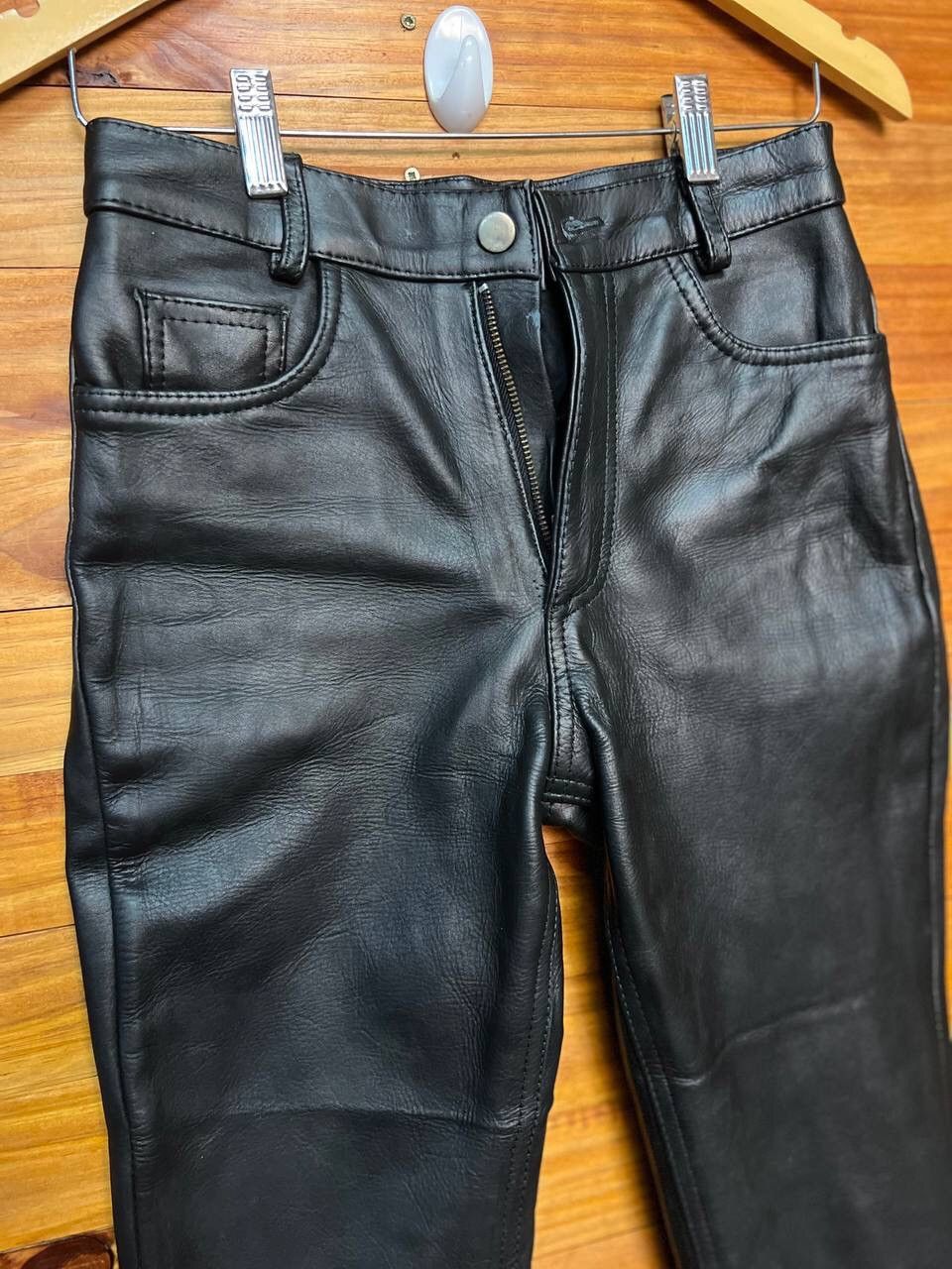 Genuine Leather 🔥BEST OFFER🔥LEATHER PANTS SIZE 27 Size US 27 - 4 Thumbnail