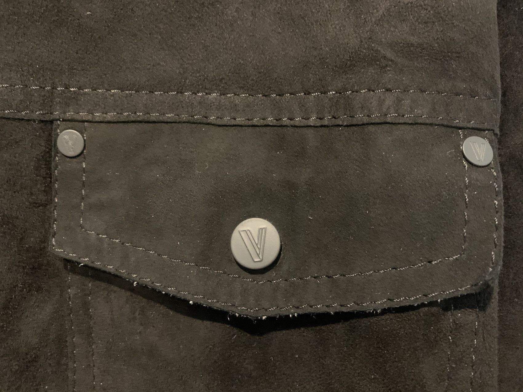 Versace SS'17 Over Shirt in Suede Leather Size US XL / EU 56 / 4 - 2 Thumbnail