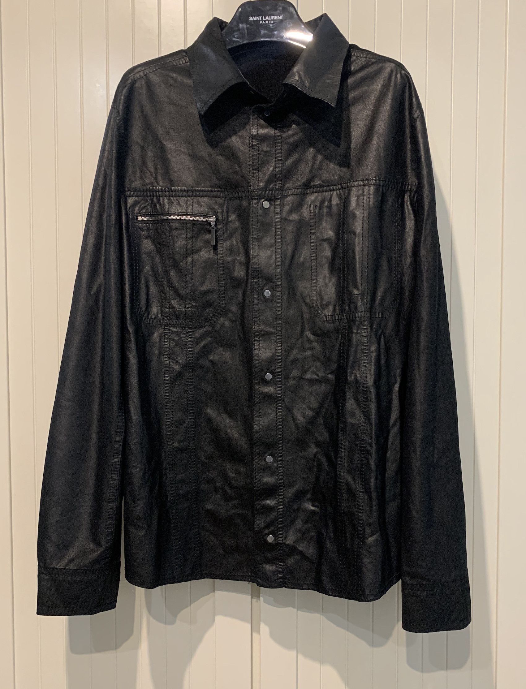 Versace SS'17 Over Shirt in Suede Leather Size US XL / EU 56 / 4 - 8 Thumbnail