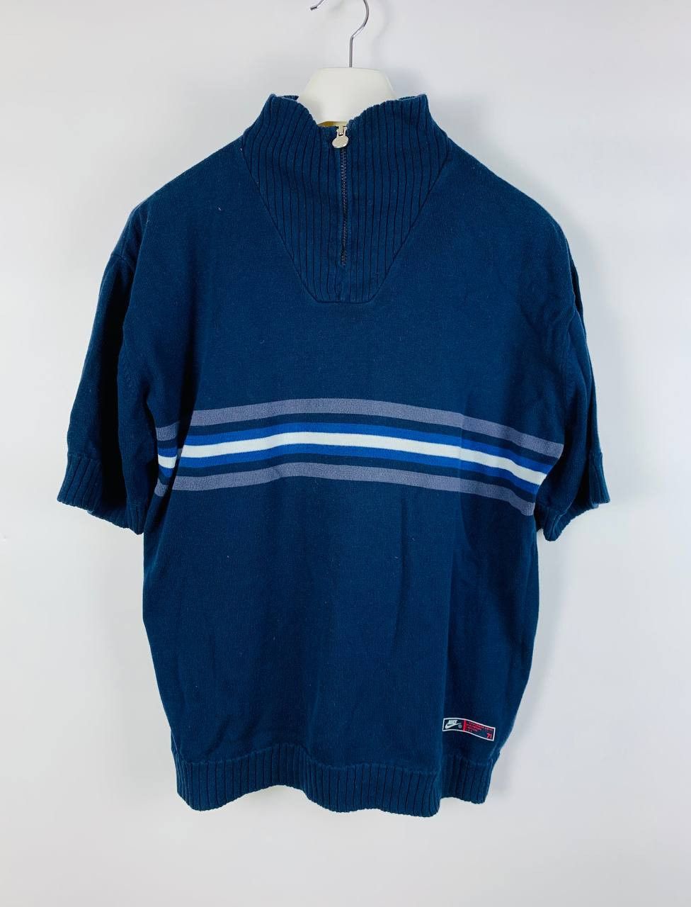 Nike Nike knitwear vintage blue L Size US L / EU 52-54 / 3 - 1 Thumbnail