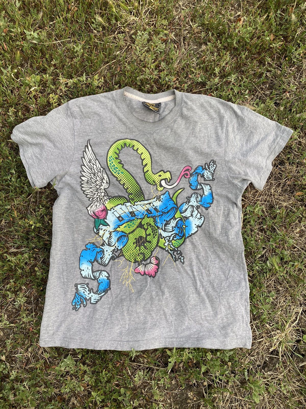 Vintage Vintage Fishbone tee Big Buddha streetwear big logo size M Size US M / EU 48-50 / 2 - 1 Thumbnail