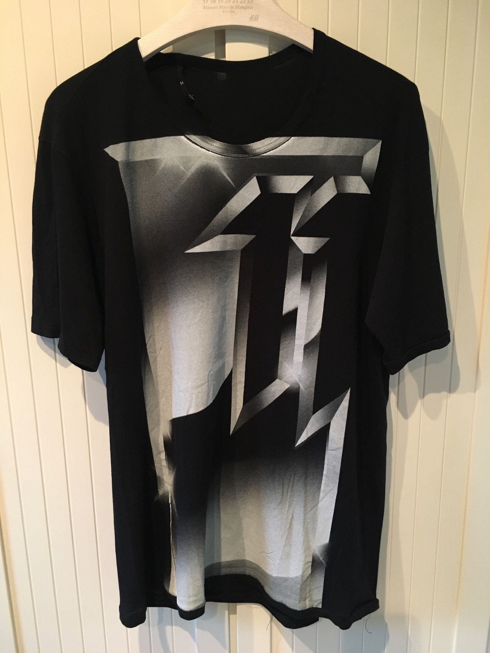 image of 11 By Boris Bidjan Saberi Ts1 T-Shirt in Black White, Men's (Size Medium)