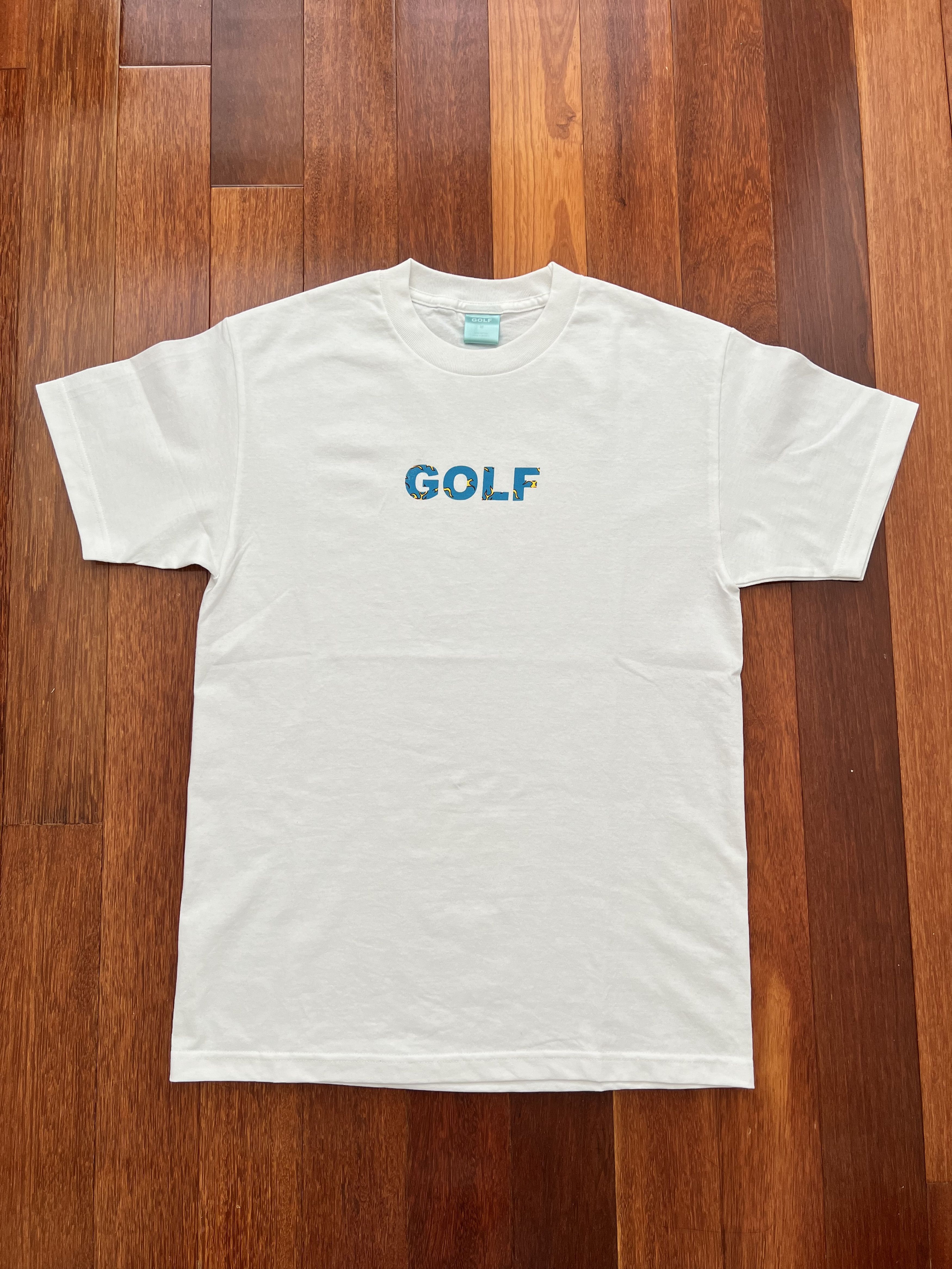 Golf Wang 💚 Golf Wang Flame Logo Tee White Medium NEW Size US M / EU 48-50 / 2 - 1 Thumbnail