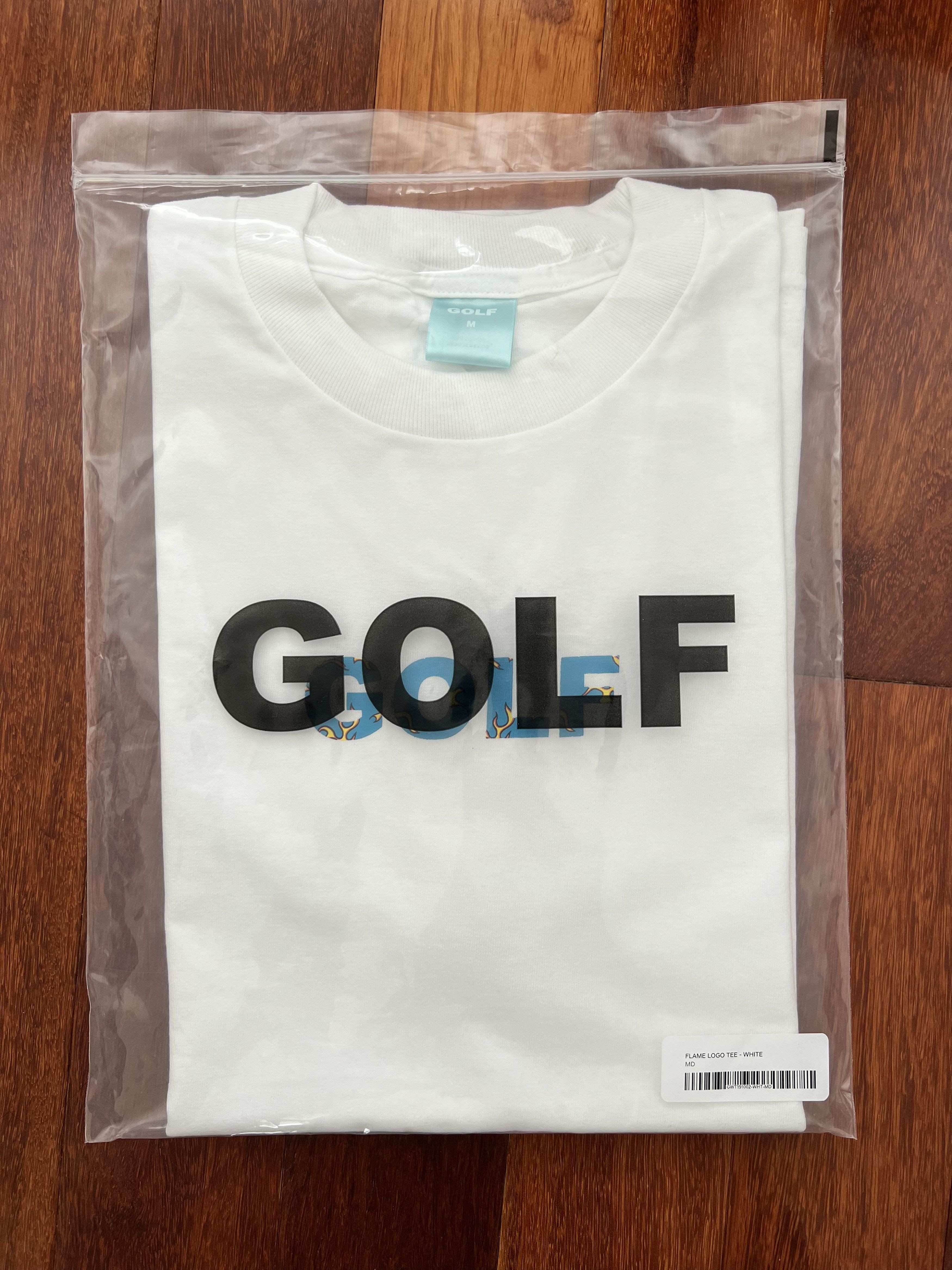 Golf Wang 💚 Golf Wang Flame Logo Tee White Medium NEW Size US M / EU 48-50 / 2 - 6 Thumbnail