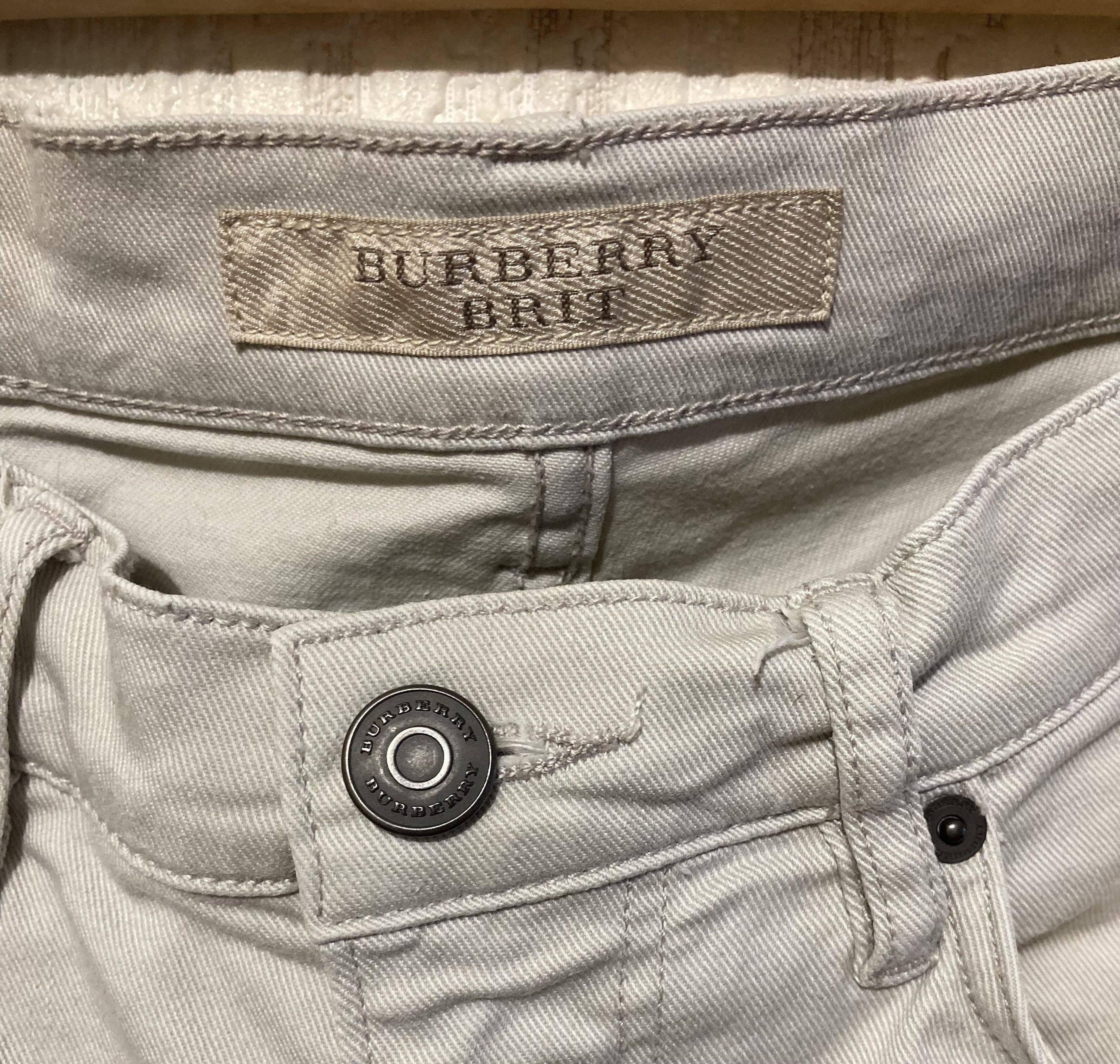 Burberry Burberry Light Gray Slim Fit Jeans Size US 30 / EU 46 - 4 Thumbnail