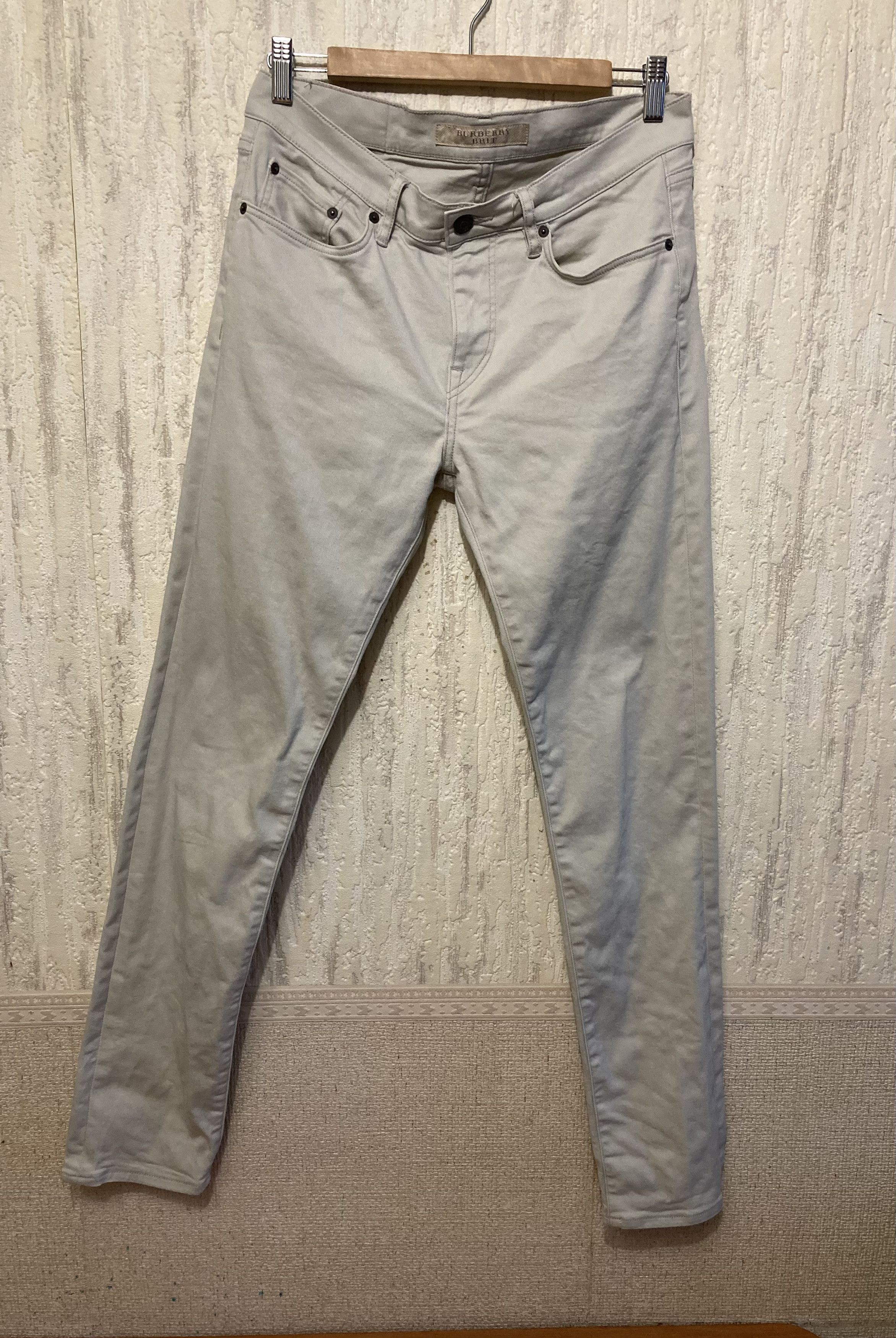 Burberry Burberry Light Gray Slim Fit Jeans Size US 30 / EU 46 - 2 Thumbnail