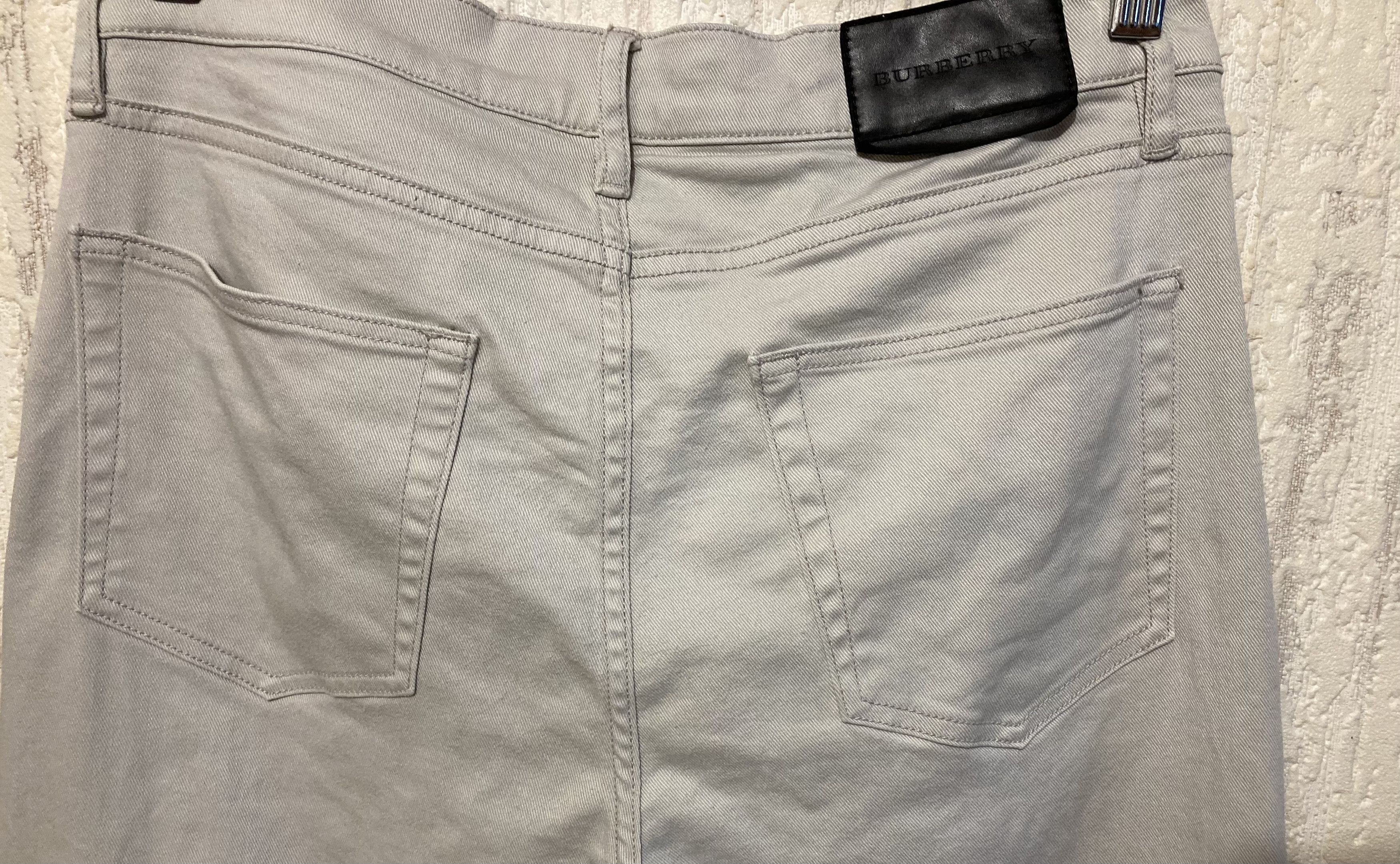 Burberry Burberry Light Gray Slim Fit Jeans Size US 30 / EU 46 - 6 Thumbnail