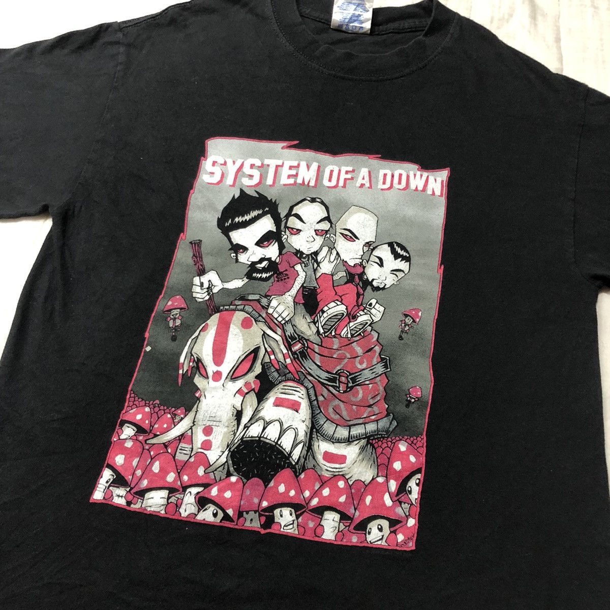 Band Tees Vintage Y2K System Of A Down T Shirt Size US M / EU 48-50 / 2 - 1 Thumbnail