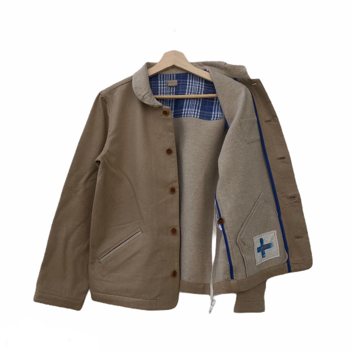 Japanese Brand V IN BUTTON JACKET MADE IN JAPAN INSPIRED BY 45 RPM DESIGN Size US M / EU 48-50 / 2 - 1 Thumbnail