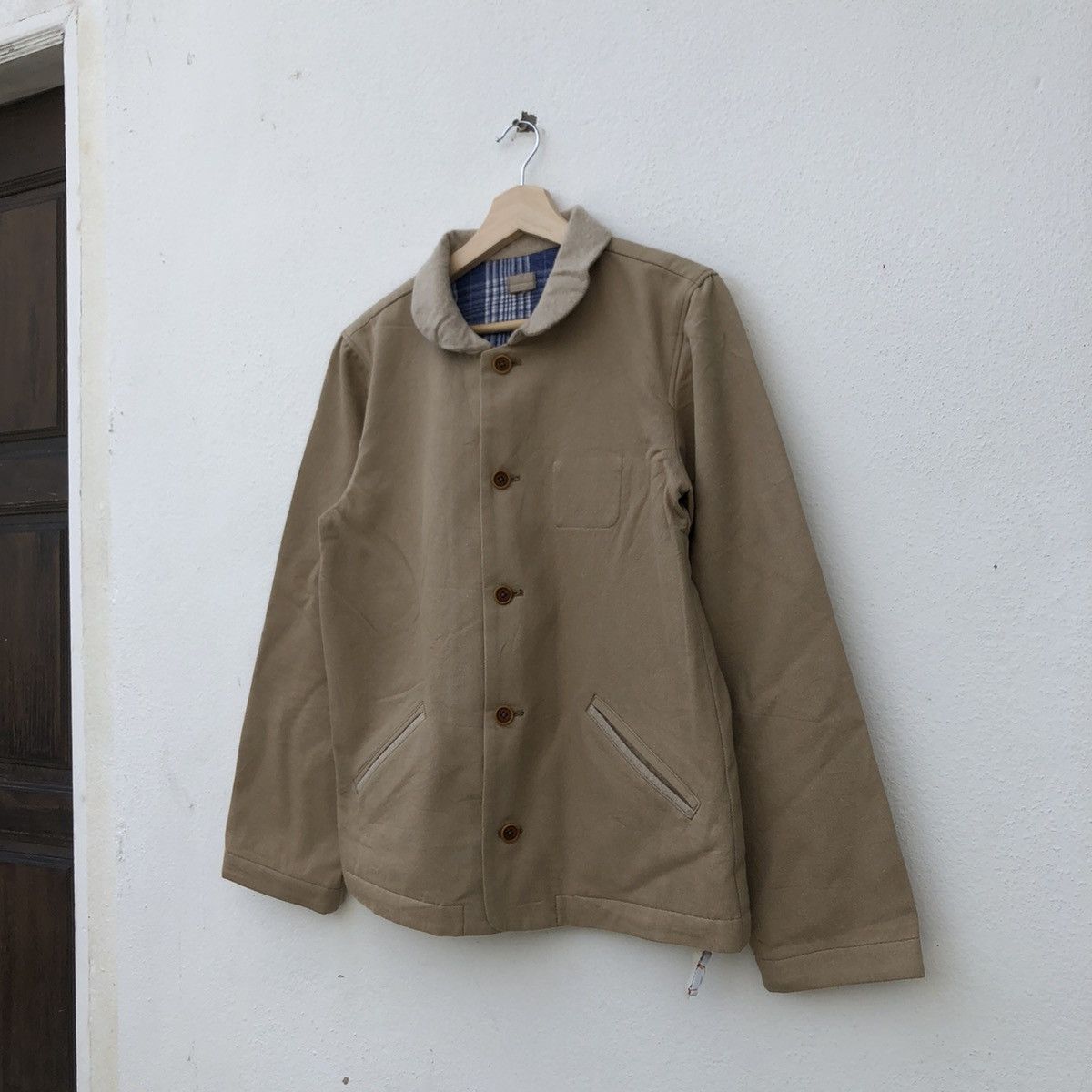 Japanese Brand V IN BUTTON JACKET MADE IN JAPAN INSPIRED BY 45 RPM DESIGN Size US M / EU 48-50 / 2 - 3 Thumbnail