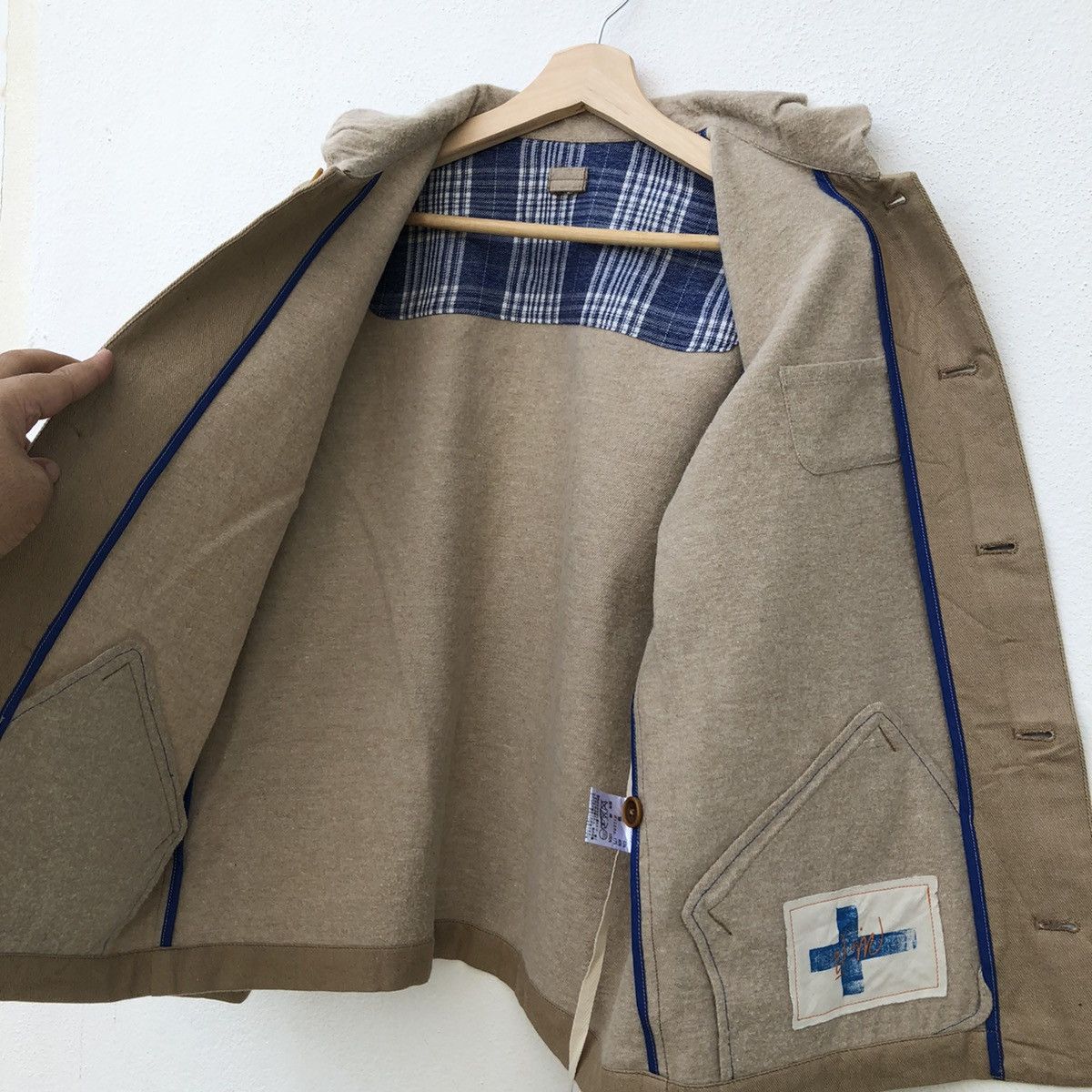 Japanese Brand V IN BUTTON JACKET MADE IN JAPAN INSPIRED BY 45 RPM DESIGN Size US M / EU 48-50 / 2 - 10 Thumbnail