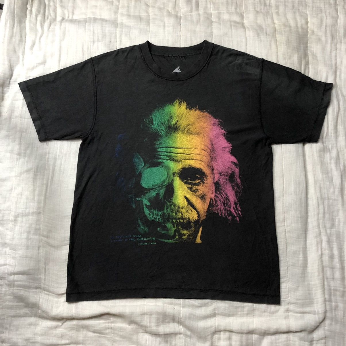 Japanese Brand Albert Einstein T Shirt Size US L / EU 52-54 / 3 - 2 Thumbnail