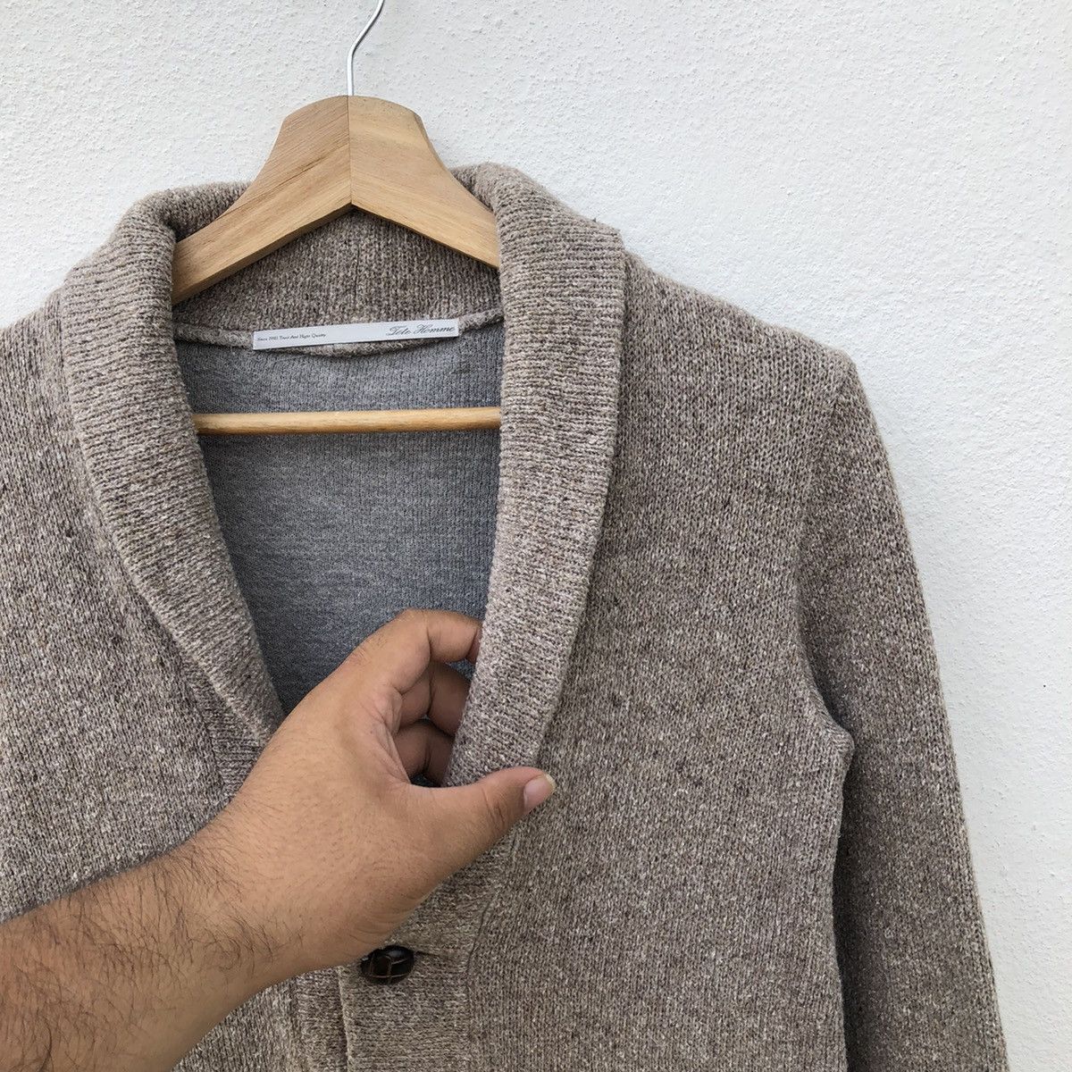 Issey Miyake BUTTON CARDIGAN TETE HOMME BY ISSEY MIYAKE RARE DESIGN Size US M / EU 48-50 / 2 - 4 Thumbnail