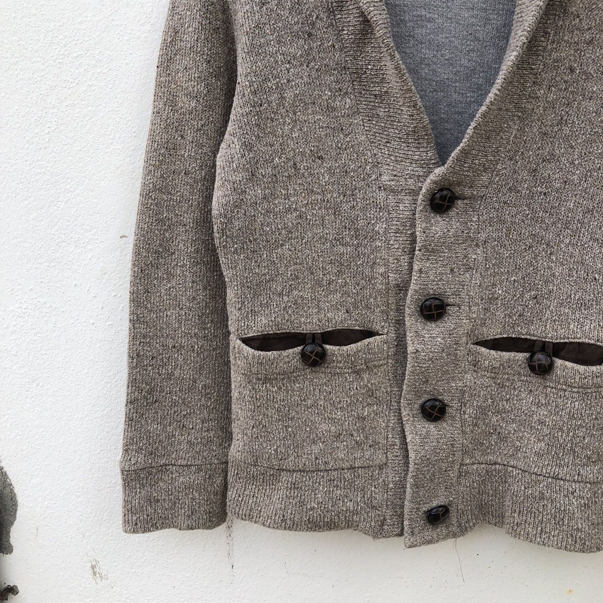 Issey Miyake BUTTON CARDIGAN TETE HOMME BY ISSEY MIYAKE RARE DESIGN Size US M / EU 48-50 / 2 - 6 Thumbnail