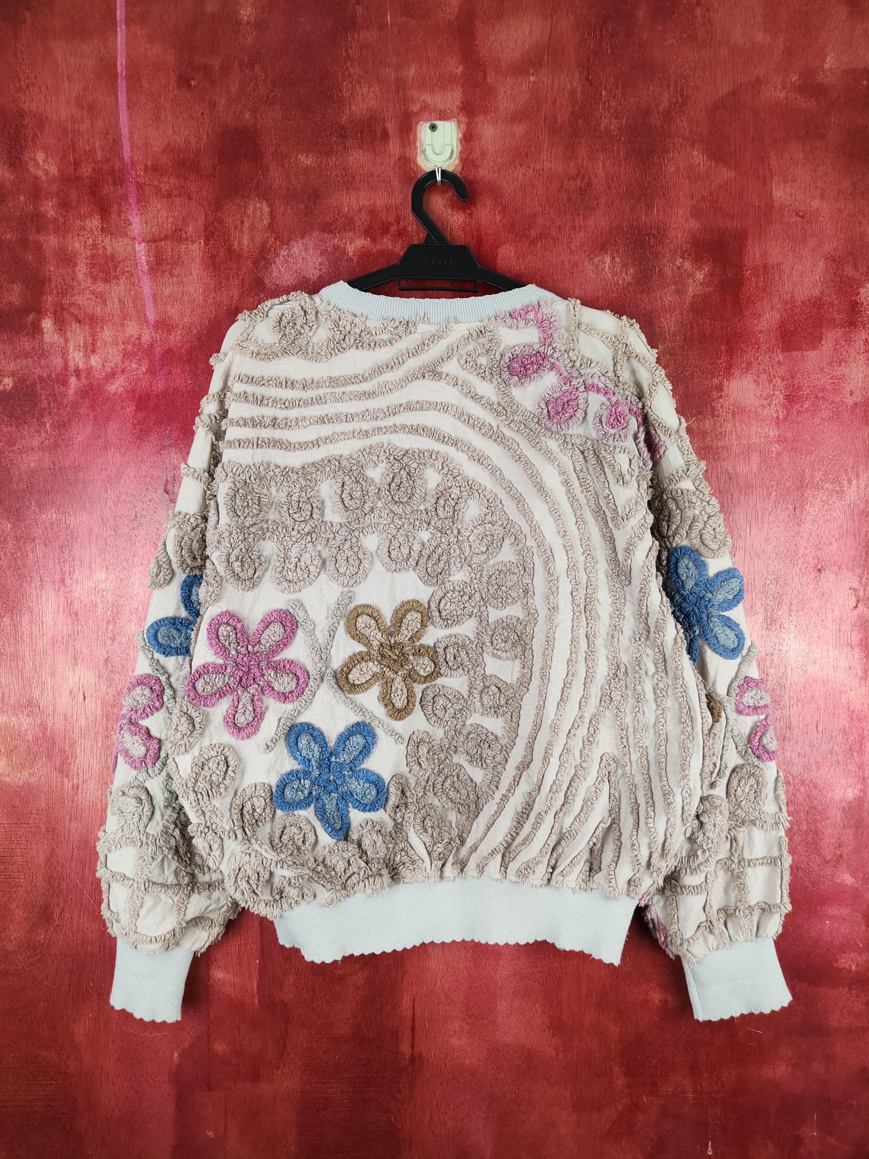 Vintage Dāmze Brown Shag Shaggy Fur Mohair Cardigan #S834 Size L / US 10 / IT 46 - 7 Thumbnail