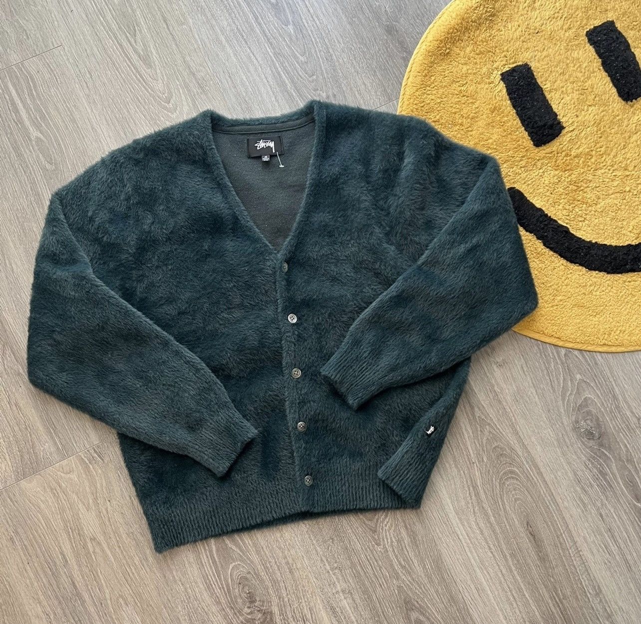 Stussy Stussy Fuzzy Cardigan Size US M / EU 48-50 / 2 - 1 Thumbnail