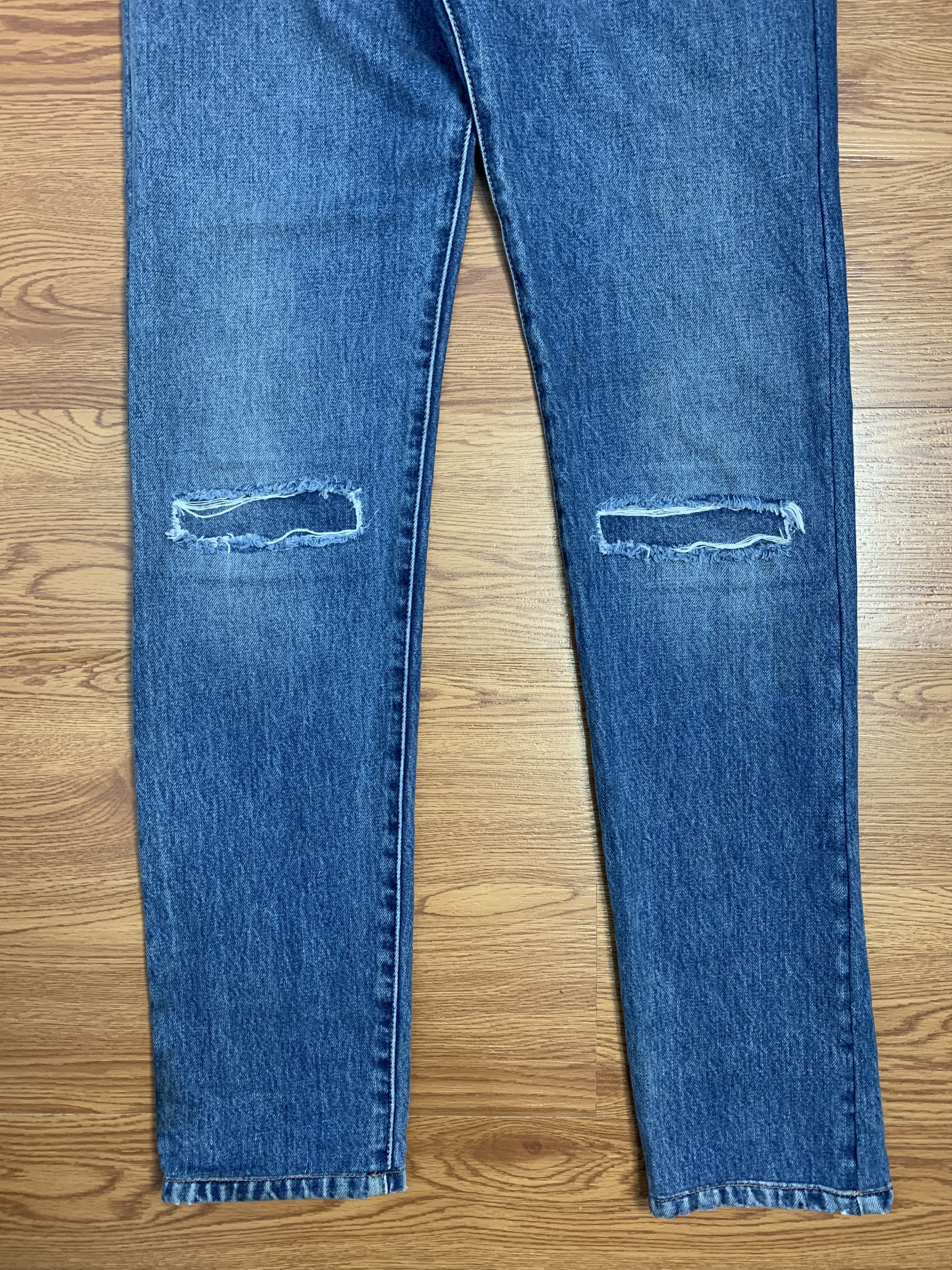 Hedi Slimane × Saint Laurent Paris Saint Laurent 2016 D14 Ripped Knee Size US 28 / EU 44 - 3 Thumbnail