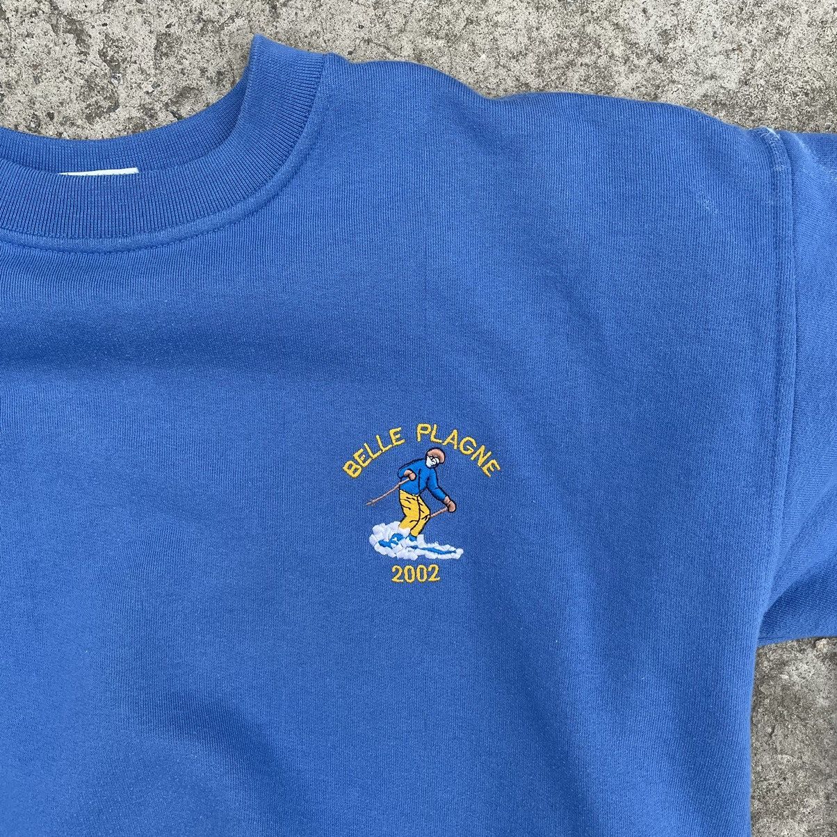 Vintage Vintage Basic Sweatshirts Belle Plagne 90s Y2K Style USA Size US M / EU 48-50 / 2 - 3 Thumbnail