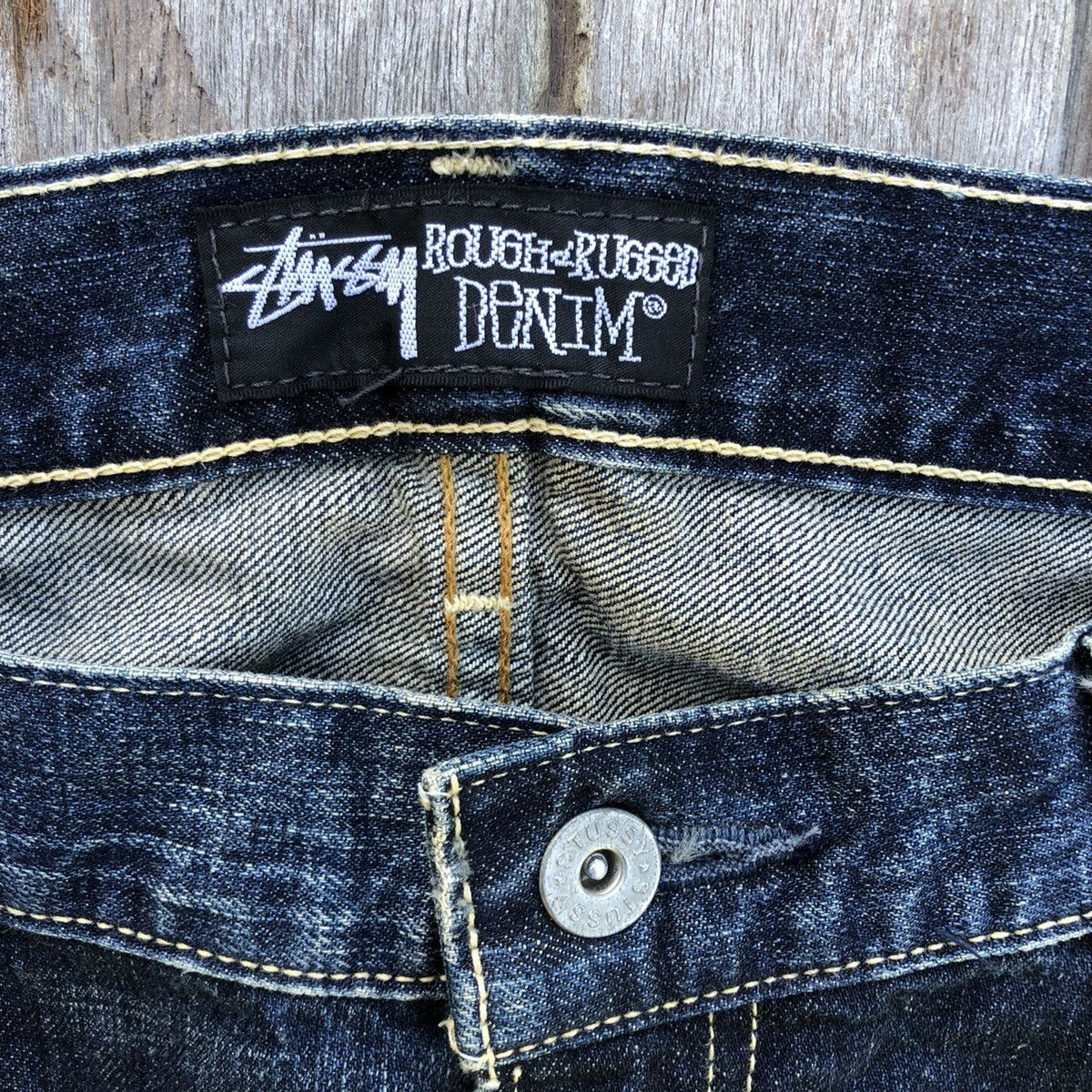 Levi's × Stussy Levi's x Stussy Distressed Pacthwork Design Jeans Size US 38 / EU 54 - 7 Thumbnail