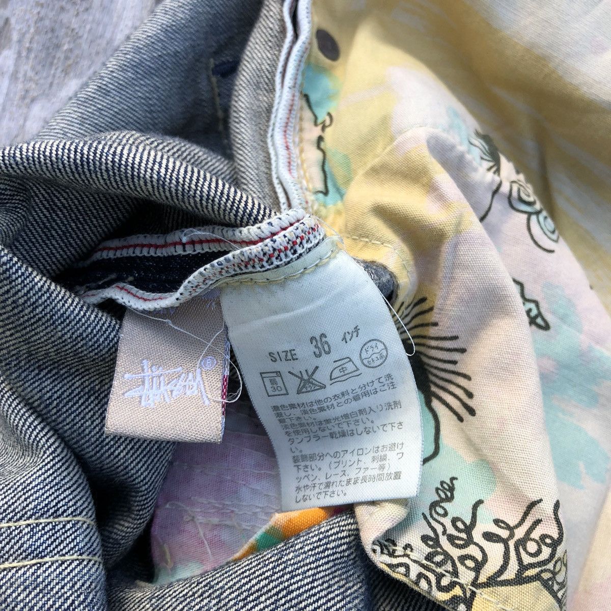 Levi's × Stussy Levi's x Stussy Distressed Pacthwork Design Jeans Size US 38 / EU 54 - 4 Thumbnail