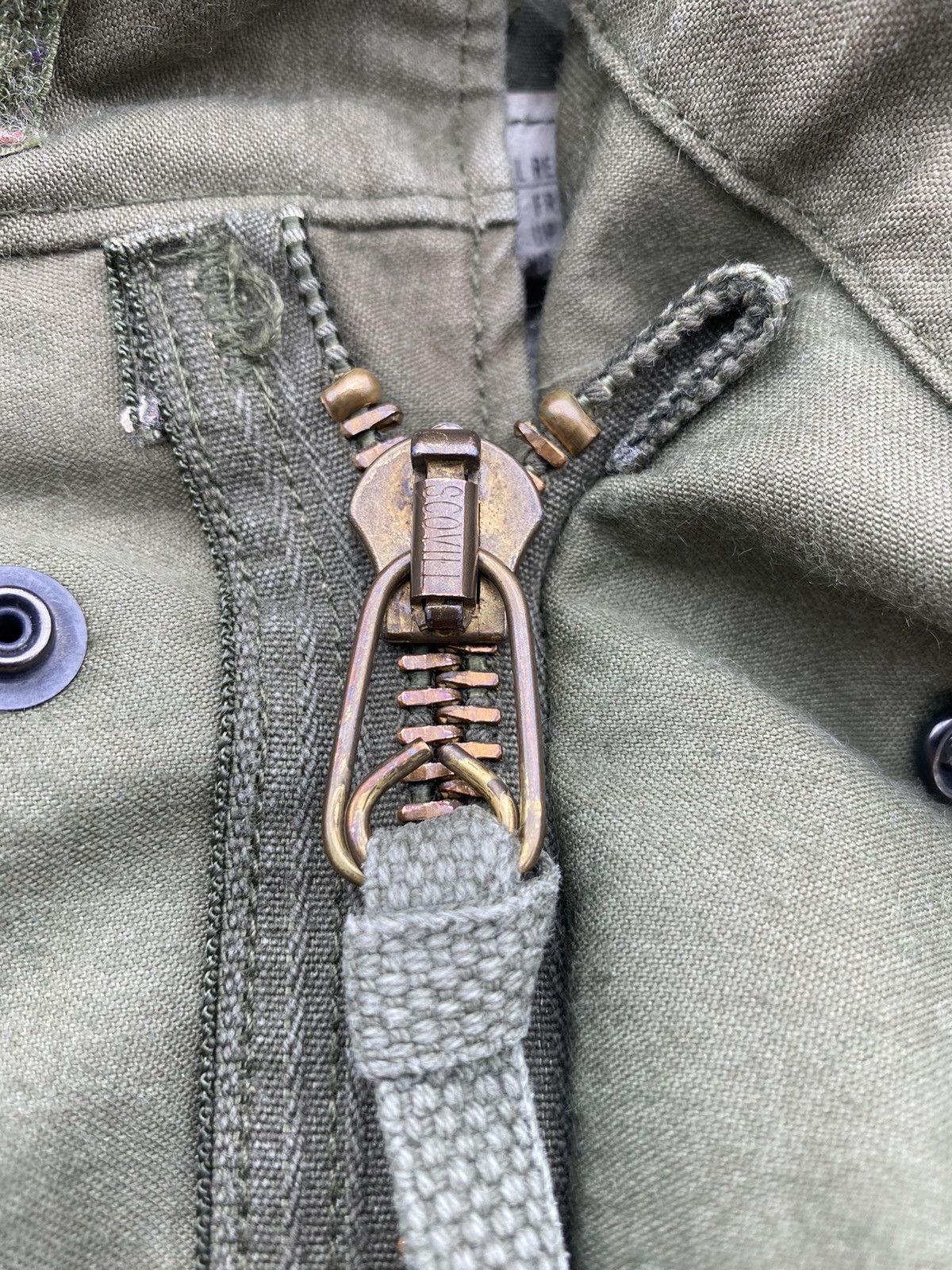 Alpha Industries × Vintage VINTAGE ALPHA INDUSTRIES M-65 SCOVILL FATIGUE ARMY FIELD USA Size US S / EU 44-46 / 1 - 6 Thumbnail