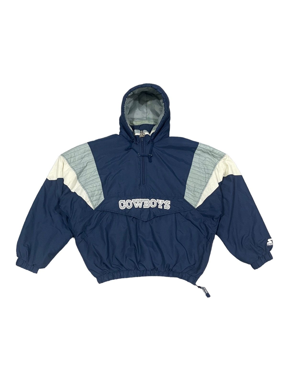 Starter Vintage 90s NFL Dallas Cowboys Starter Anorak Jacket Size XL Size US XL / EU 56 / 4 - 2 Thumbnail