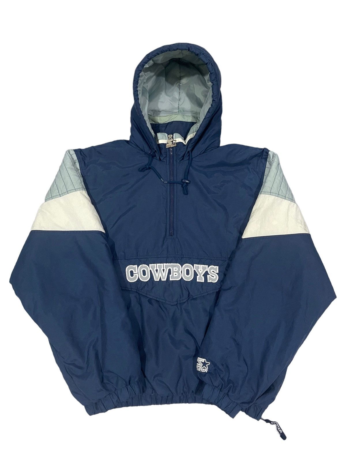 Starter Vintage 90s NFL Dallas Cowboys Starter Anorak Jacket Size XL Size US XL / EU 56 / 4 - 4 Thumbnail