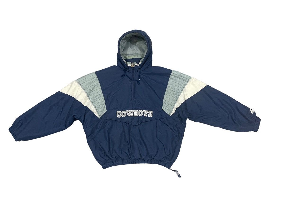 Starter Vintage 90s NFL Dallas Cowboys Starter Anorak Jacket Size XL Size US XL / EU 56 / 4 - 3 Thumbnail