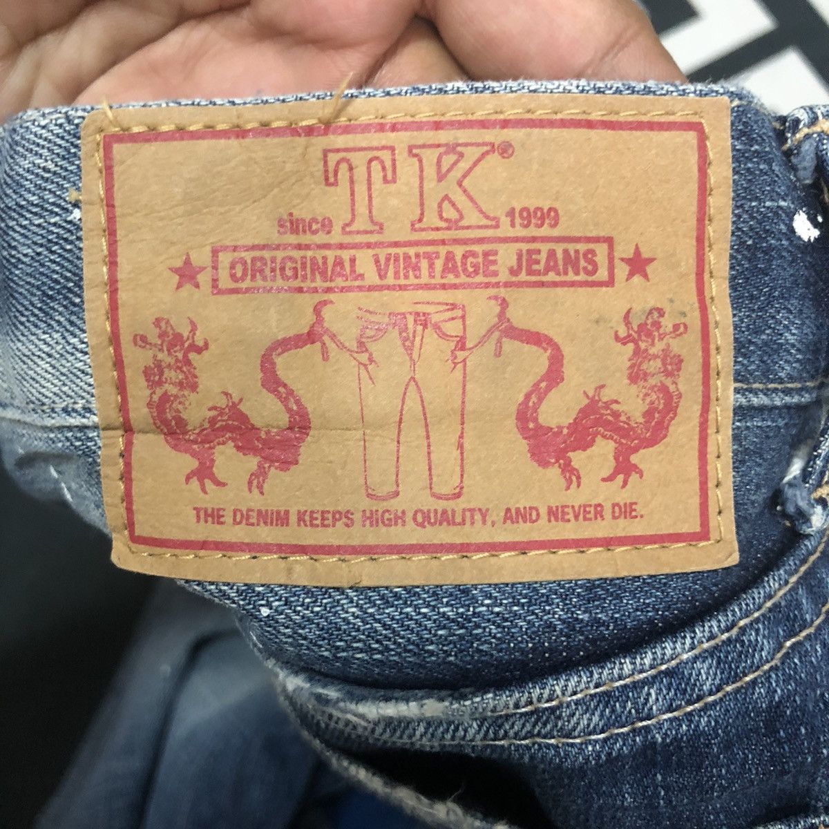 Japanese Brand Vintage TK Jeans Dirty Painter Distressed Denim Pants W30 Size US 30 / EU 46 - 11 Thumbnail