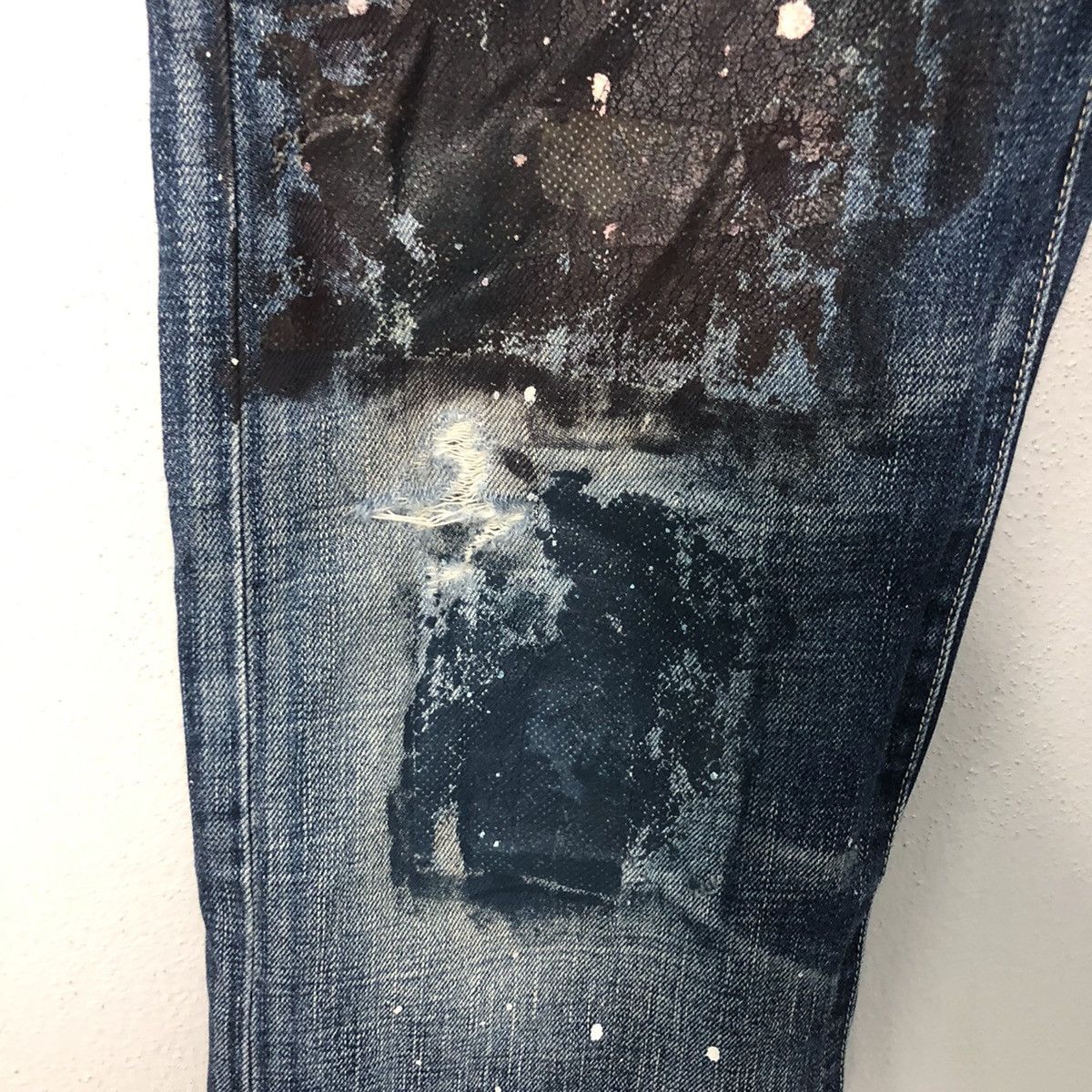 Japanese Brand Vintage TK Jeans Dirty Painter Distressed Denim Pants W30 Size US 30 / EU 46 - 8 Thumbnail