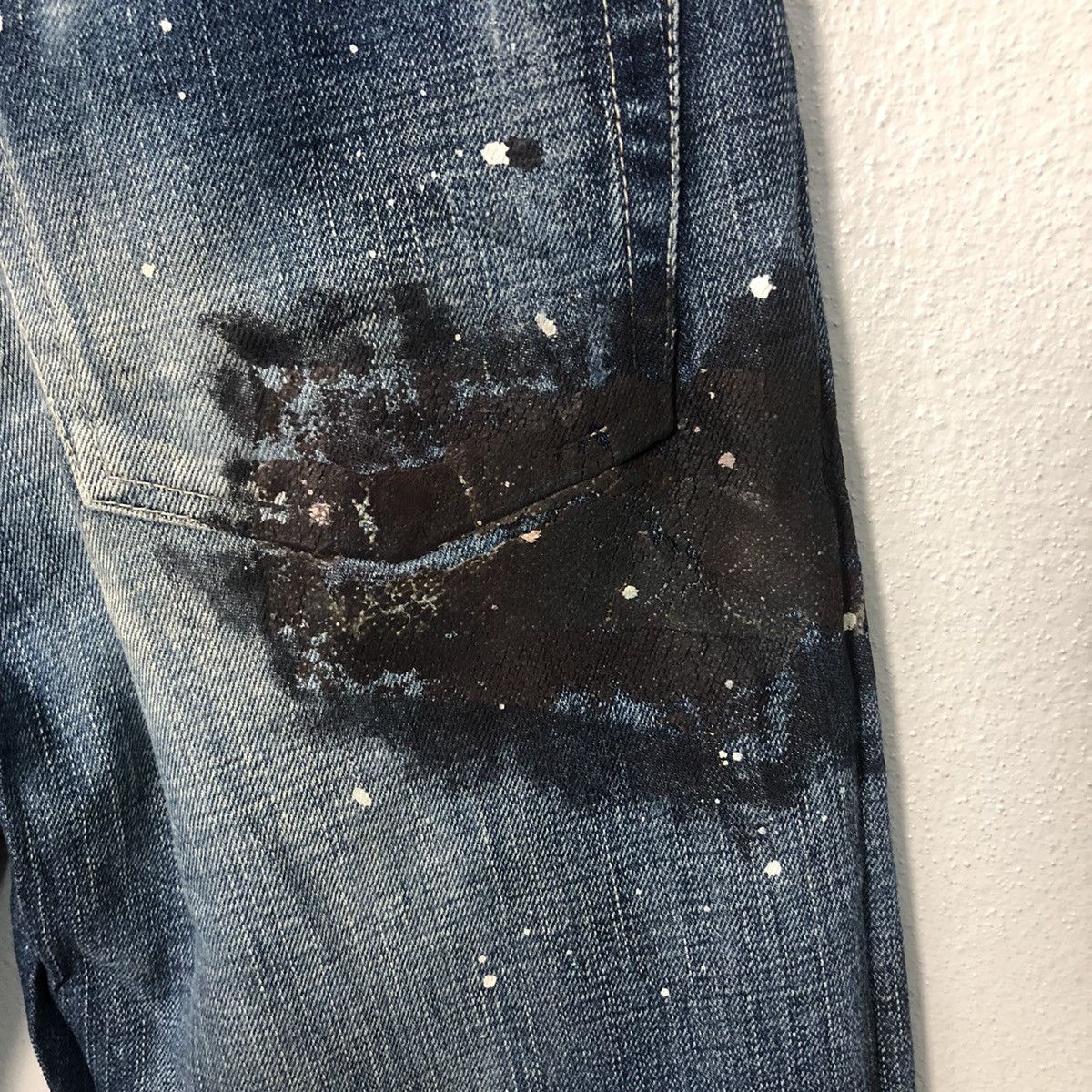 Japanese Brand Vintage TK Jeans Dirty Painter Distressed Denim Pants W30 Size US 30 / EU 46 - 10 Thumbnail