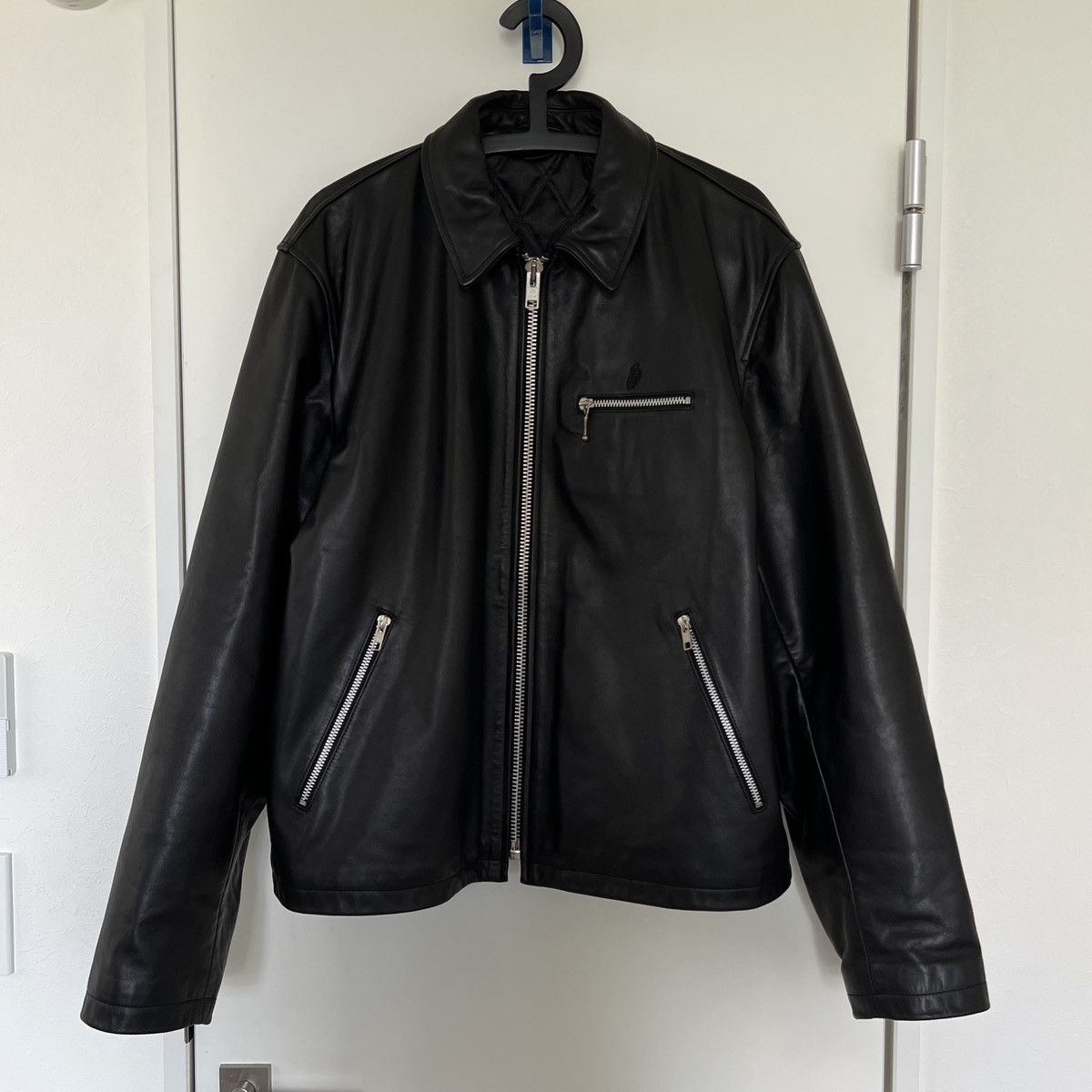 Stussy Leather Bing Jacket “Black”-