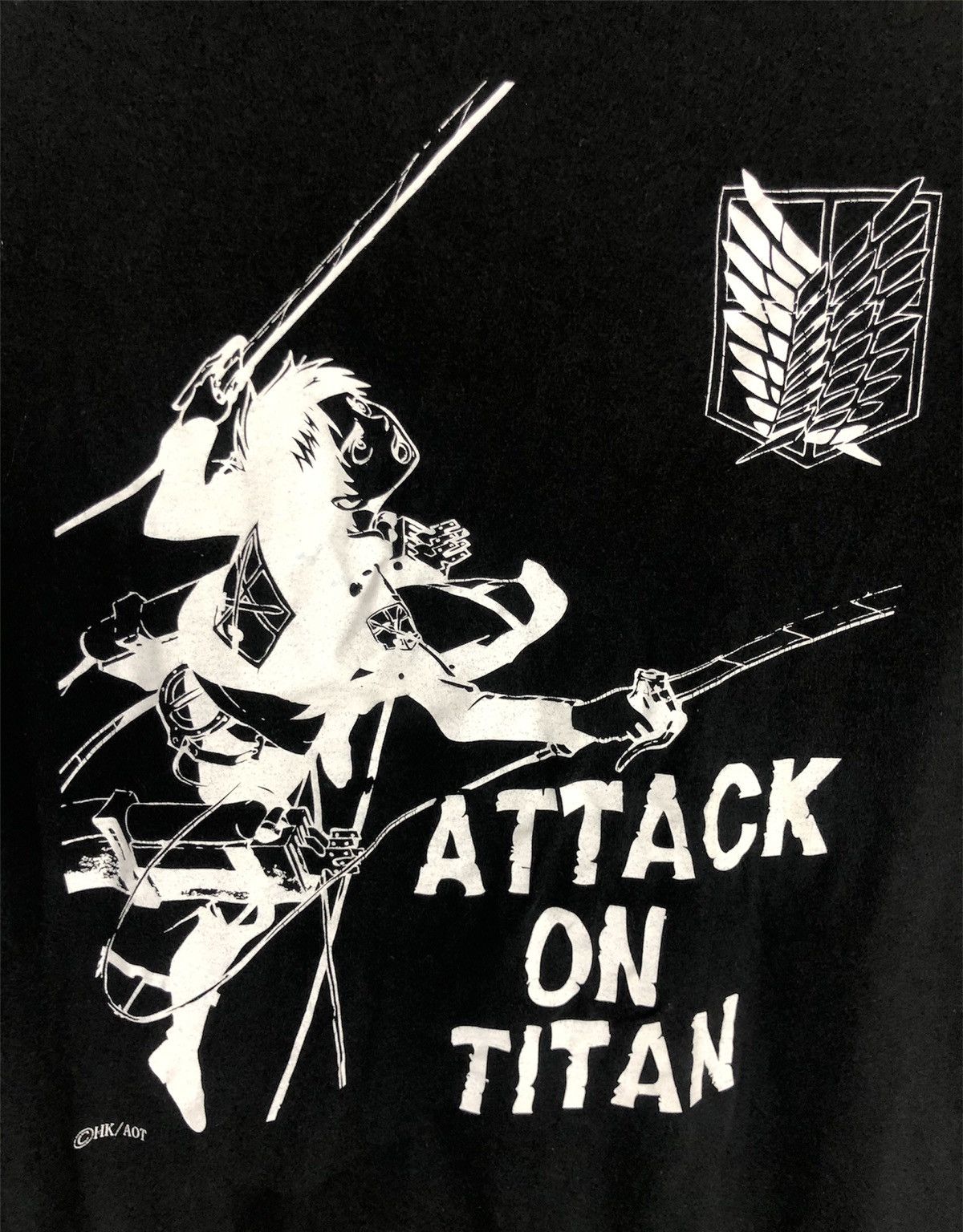 Anime × Japanese Brand × One Piece Attack On Titan Anime Cartoon Japan T Shirt Size US L / EU 52-54 / 3 - 3 Thumbnail