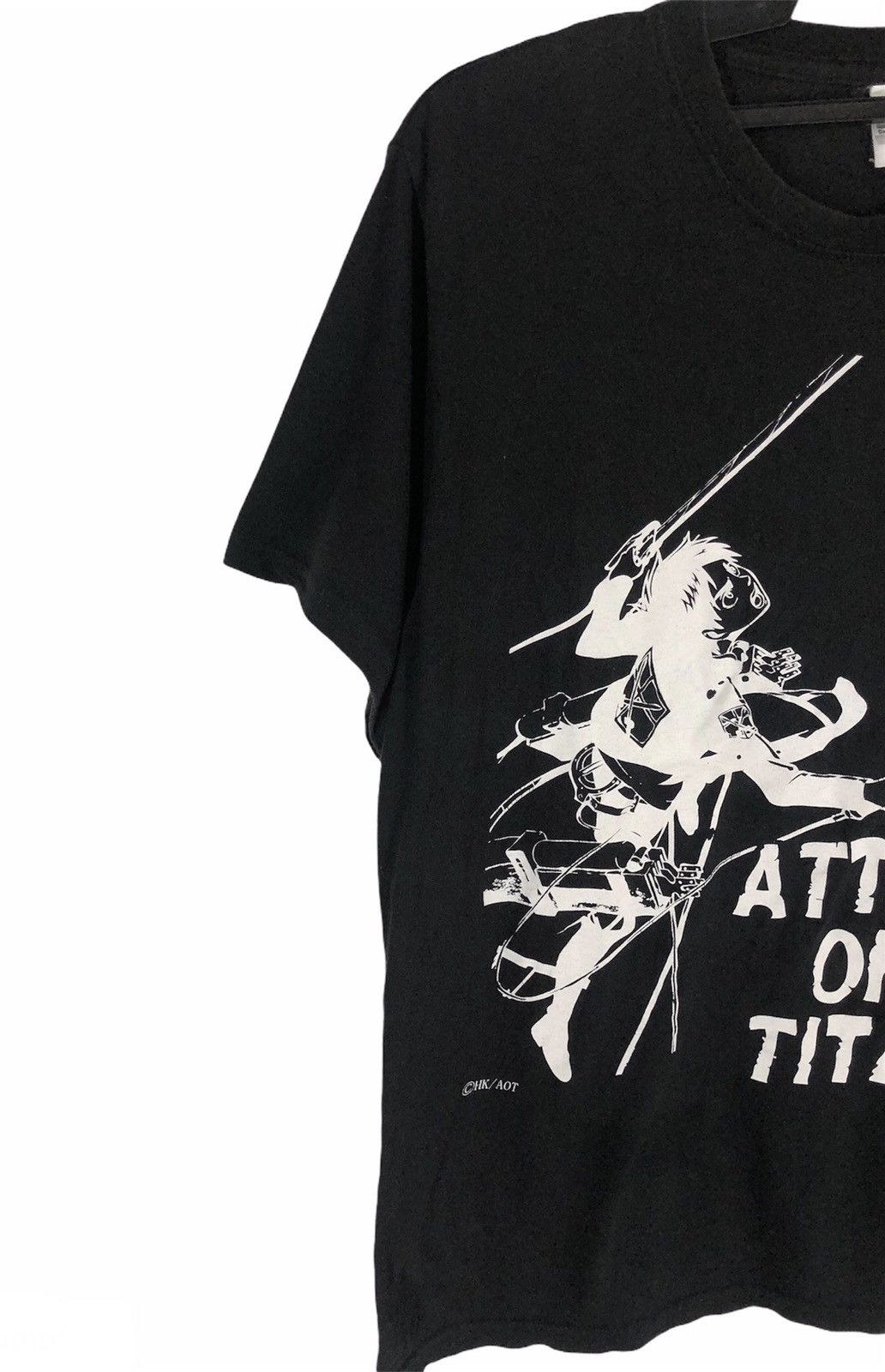 Anime × Japanese Brand × One Piece Attack On Titan Anime Cartoon Japan T Shirt Size US L / EU 52-54 / 3 - 5 Thumbnail