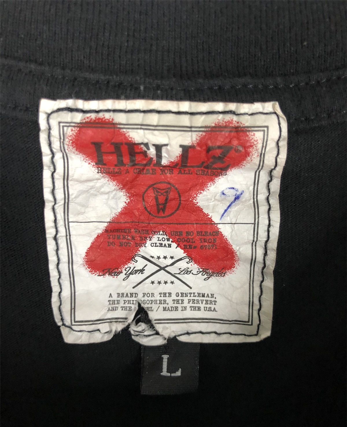 Designer × Japanese Brand Hellz Bellz A Crime For All Seasons Romantic tee Size US L / EU 52-54 / 3 - 5 Thumbnail