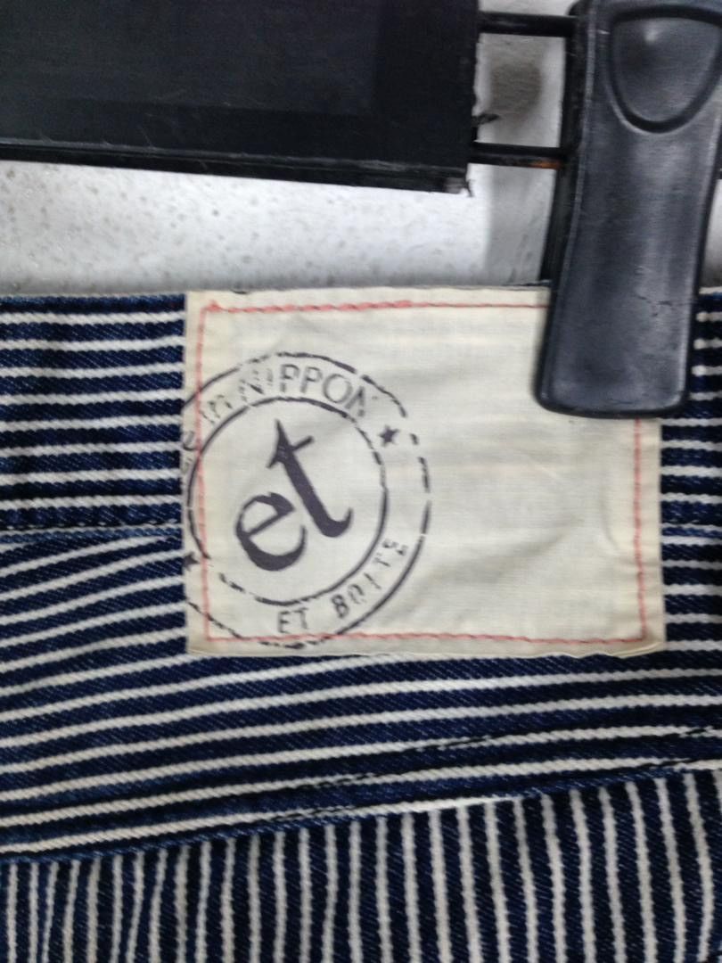 Japanese Brand ET BOITE MADE IN NIPPON STRIPE DESIGN Size US 29 - 16 Thumbnail