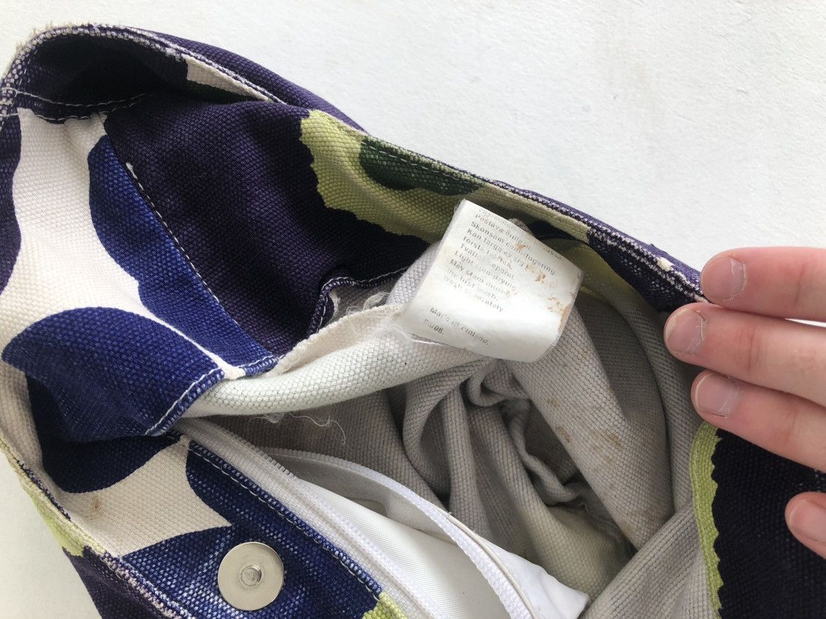Marimekko Marimekko Clover canvas vintage tote bag crossbody tsuno Y2K Size ONE SIZE - 4 Thumbnail