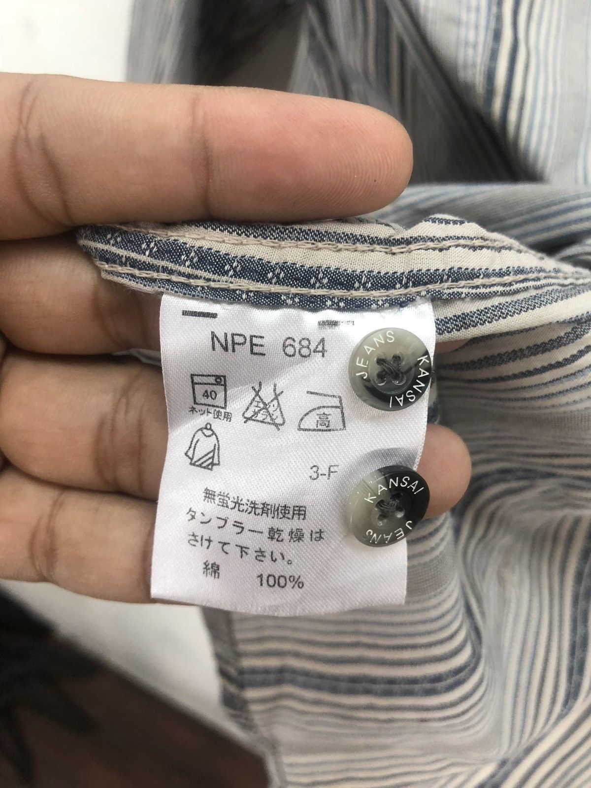 Designer × Kansai Yamamoto Kansaai Jeans Kansai yamamoto Polo Shirts Japanese Brand Size US L / EU 52-54 / 3 - 8 Thumbnail
