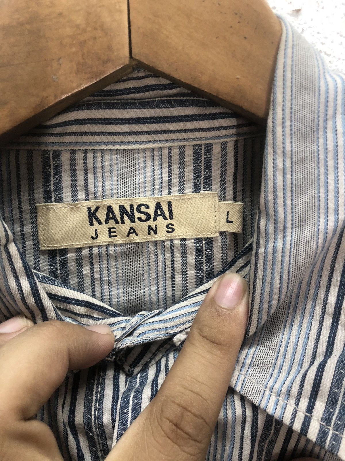 Designer × Kansai Yamamoto Kansaai Jeans Kansai yamamoto Polo Shirts Japanese Brand Size US L / EU 52-54 / 3 - 7 Thumbnail