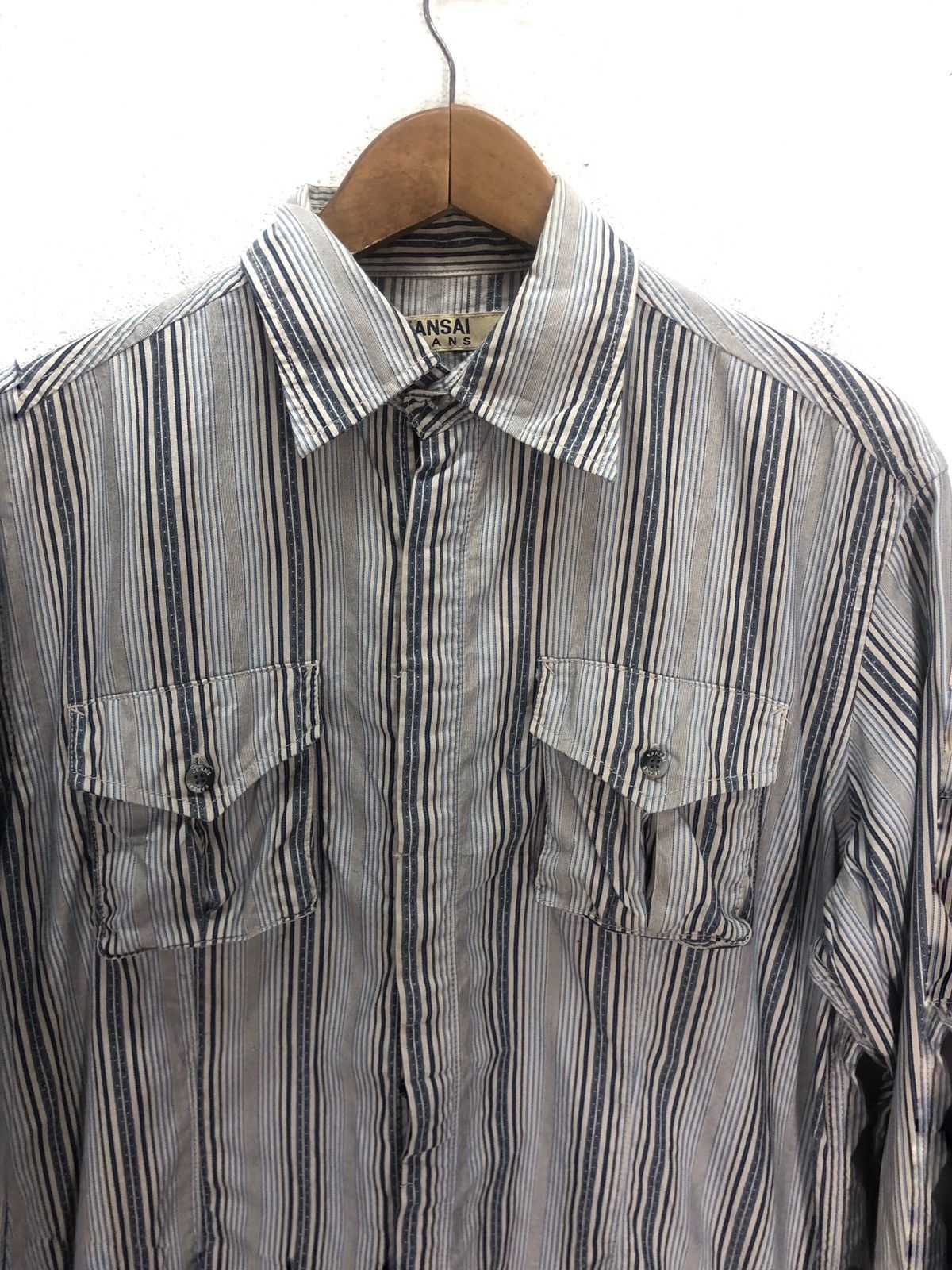 Designer × Kansai Yamamoto Kansaai Jeans Kansai yamamoto Polo Shirts Japanese Brand Size US L / EU 52-54 / 3 - 3 Thumbnail