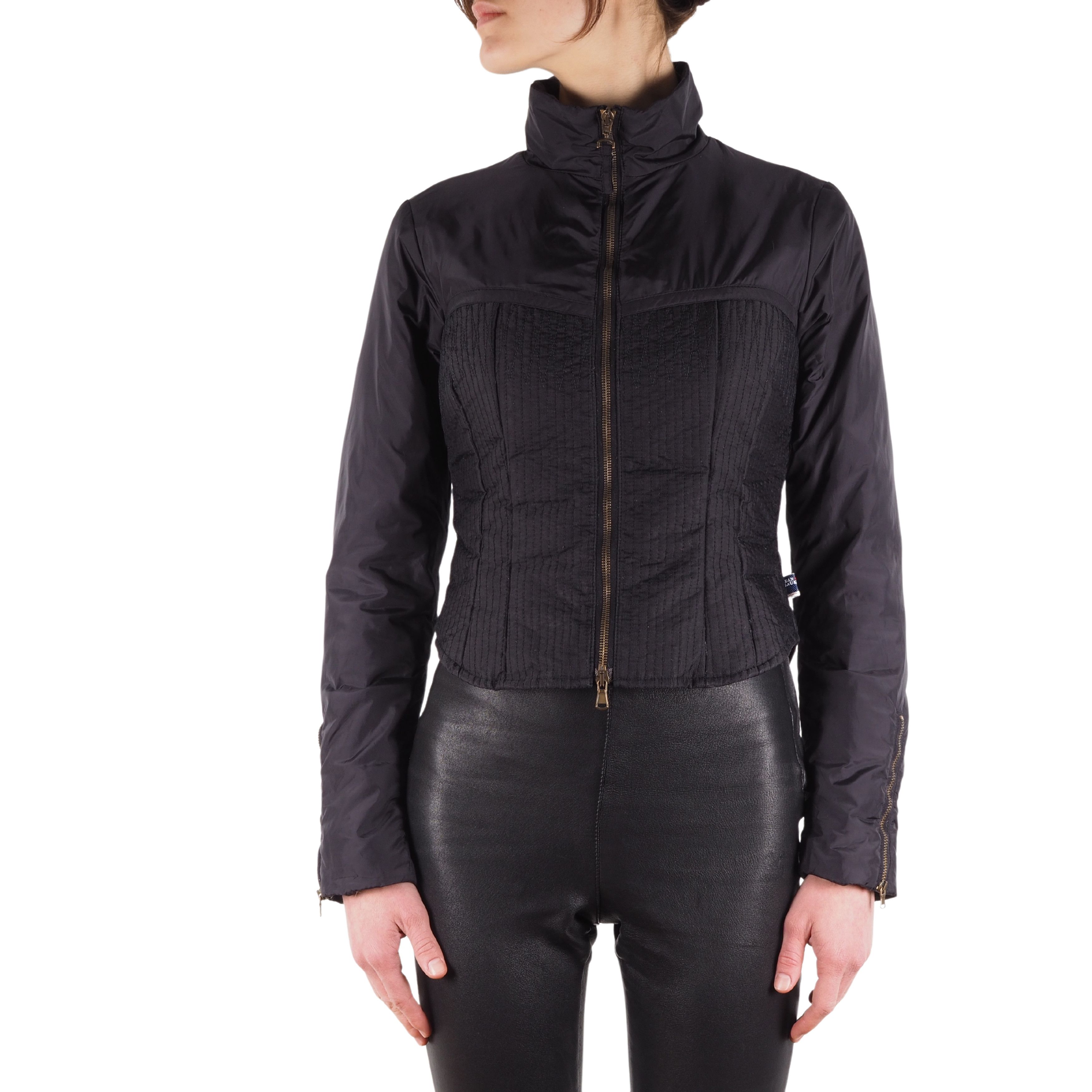 image of Archival Clothing x Jean Paul Gaultier Jean's Paul Gaultier Vintage Padded Corset Biker Jacket in B