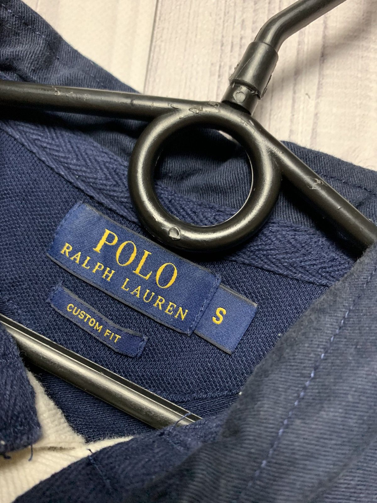 Vintage Vintage Polo Ralph Lauren striped yellow/navy New York S Size US S / EU 44-46 / 1 - 4 Thumbnail