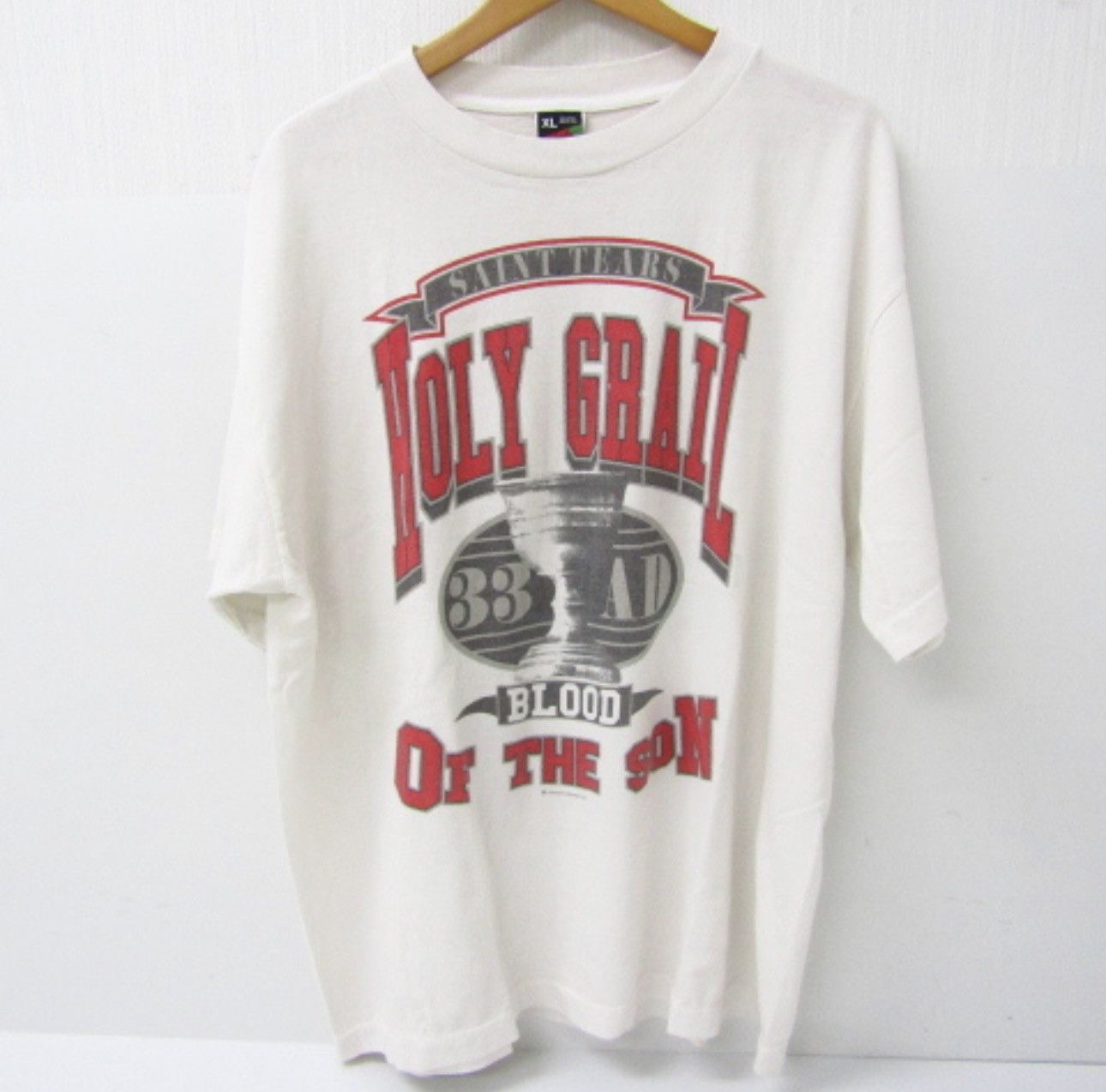 image of Readymade x Saint Michael Holy Grail Tee in White, Men's (Size XL)