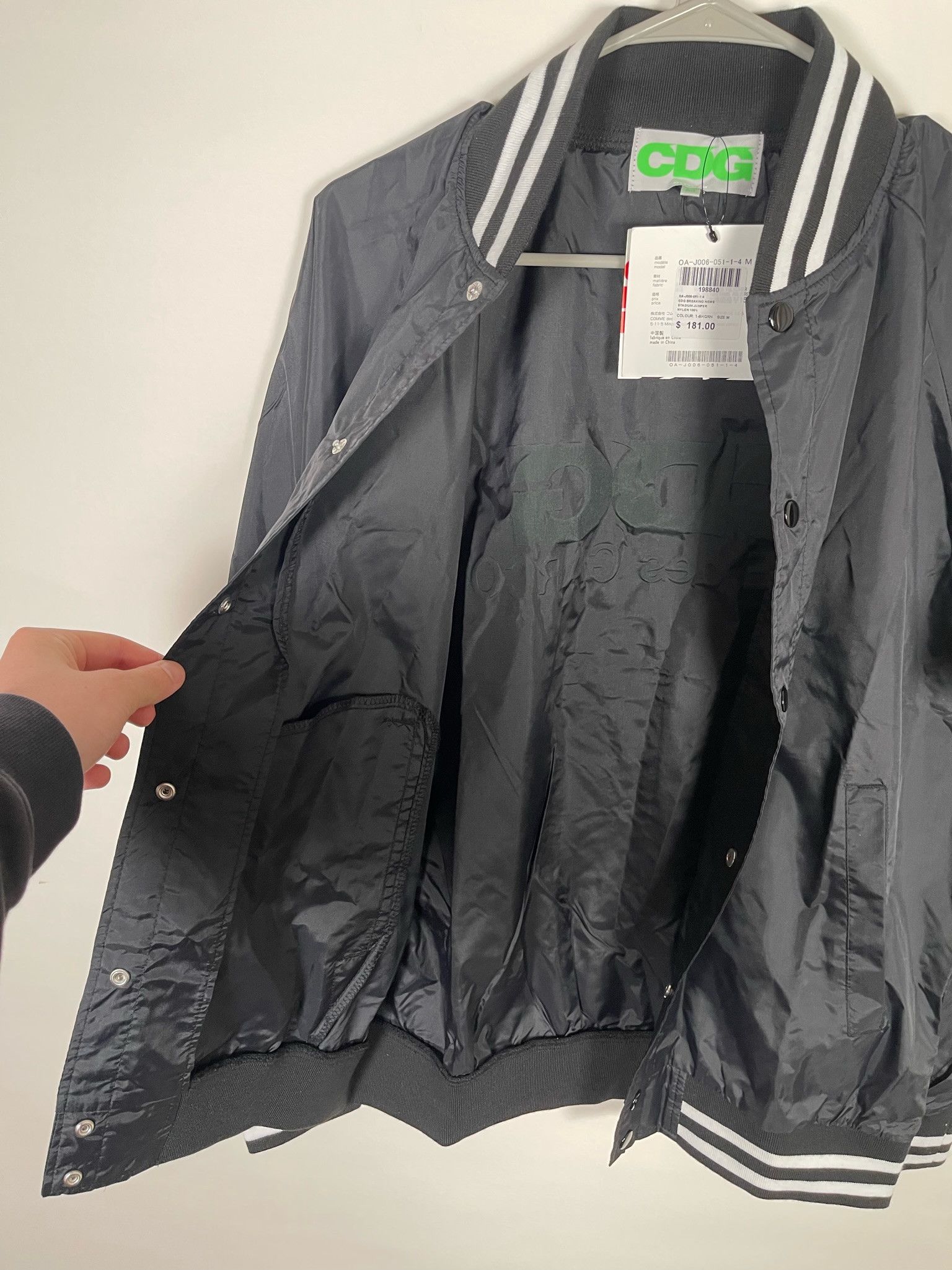 Comme des Garcons × Comme des Garcons Homme Plus × Comme des Garcons PLAY 🚭ICONIC CDG🚭Spring/Summer 2018 Breaking News Stadium S M L Size US M / EU 48-50 / 2 - 11 Thumbnail