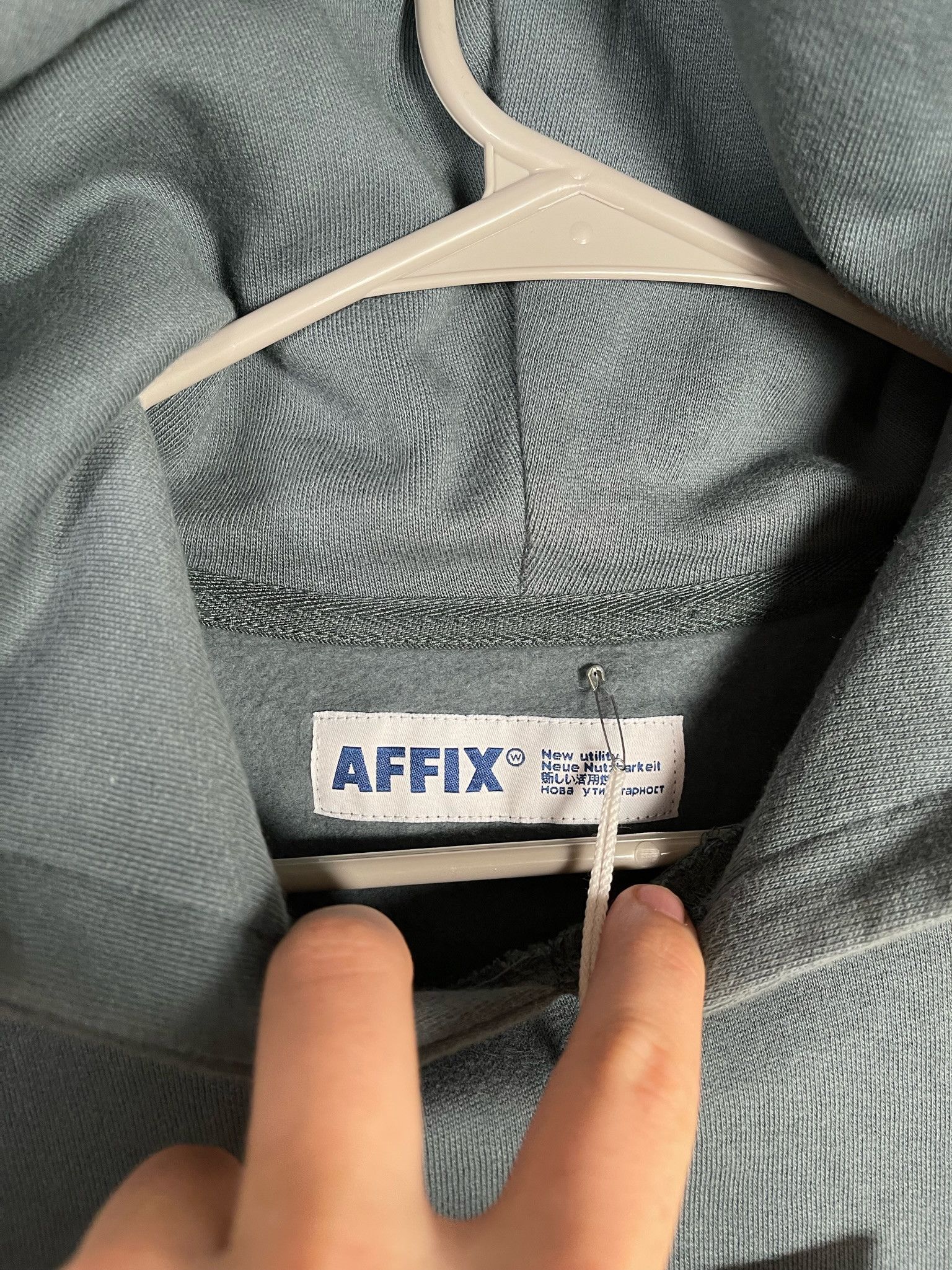 AFFXWRKS 🚭RARE COLORWAY KIKO KOSTADINOV🚭Affix Works Logo Hoodie Size US S / EU 44-46 / 1 - 8 Thumbnail