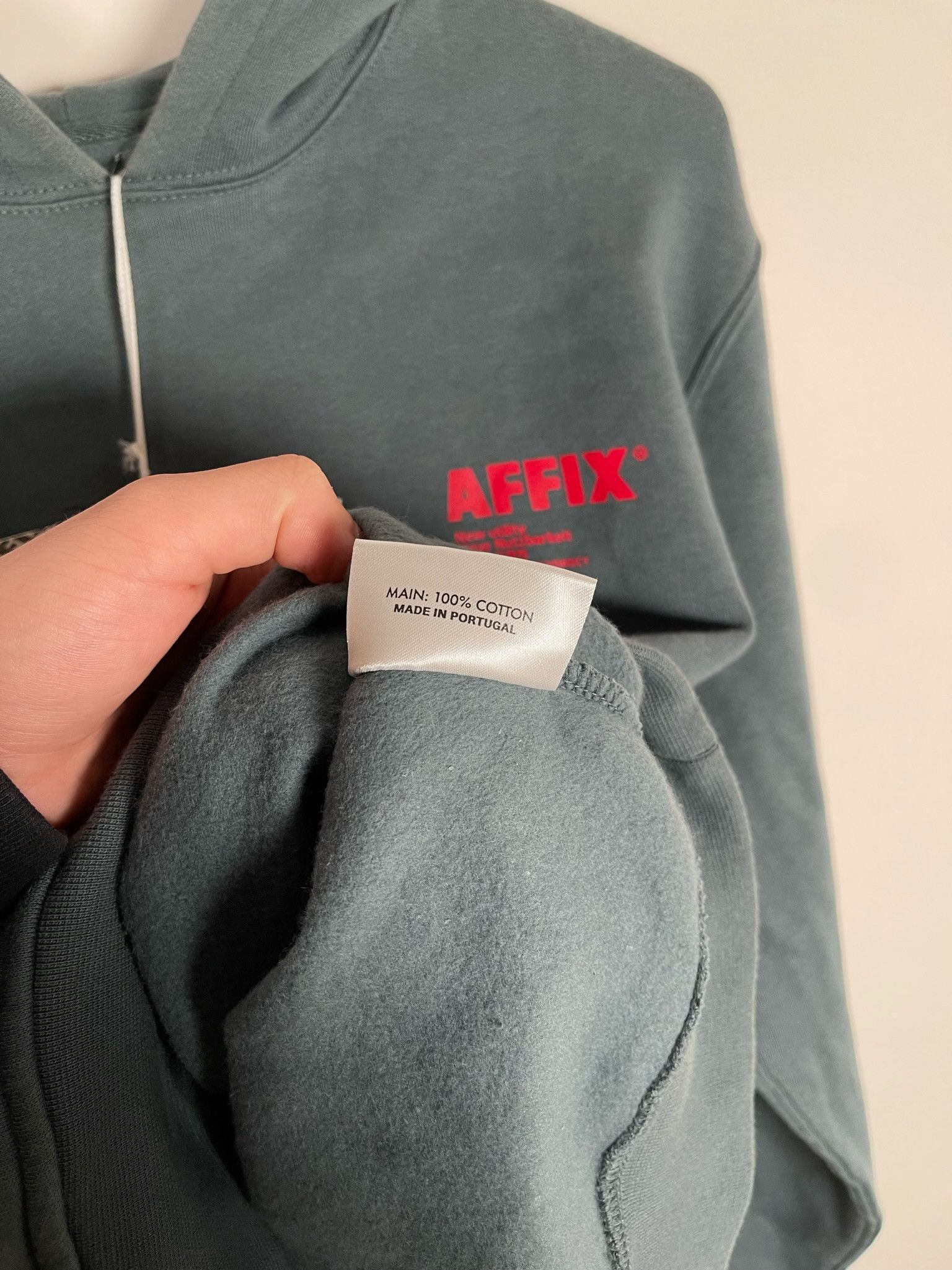 AFFXWRKS 🚭RARE COLORWAY KIKO KOSTADINOV🚭Affix Works Logo Hoodie Size US S / EU 44-46 / 1 - 9 Thumbnail